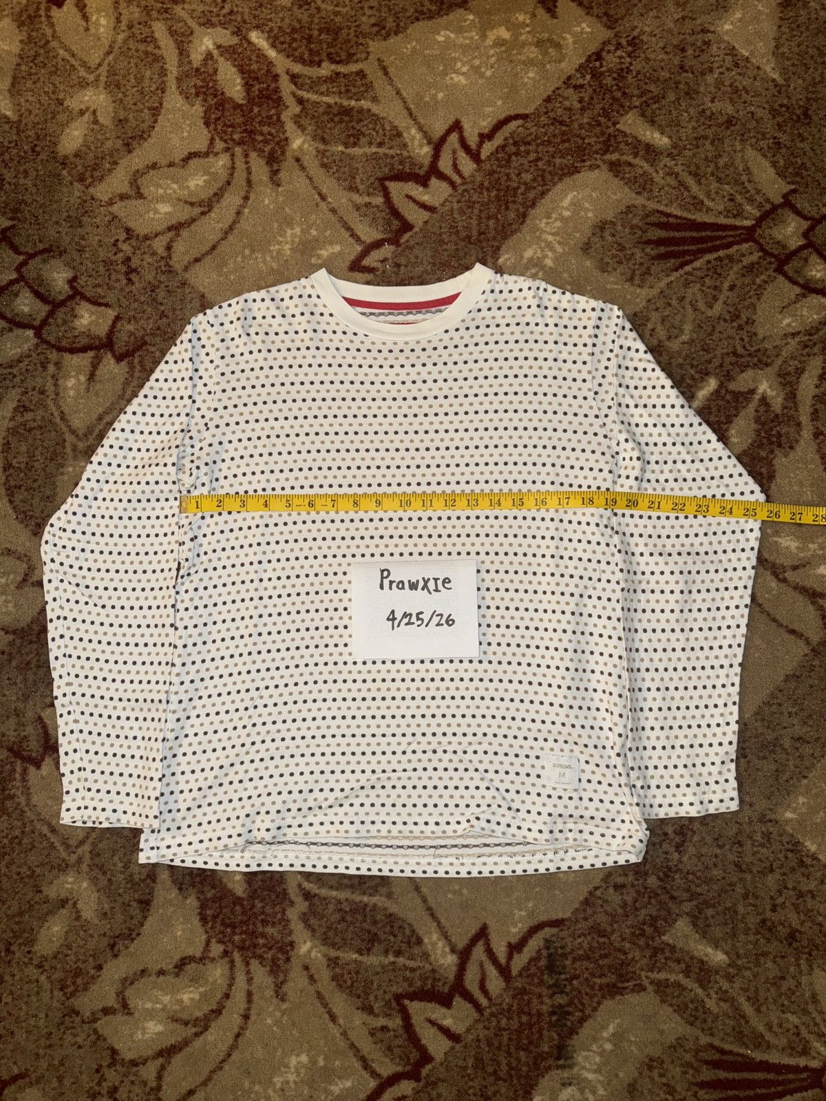 Supreme Supreme Polka Dot Long Sleeve FW09 Size US M / EU 48-50 / 2 - 3 Thumbnail