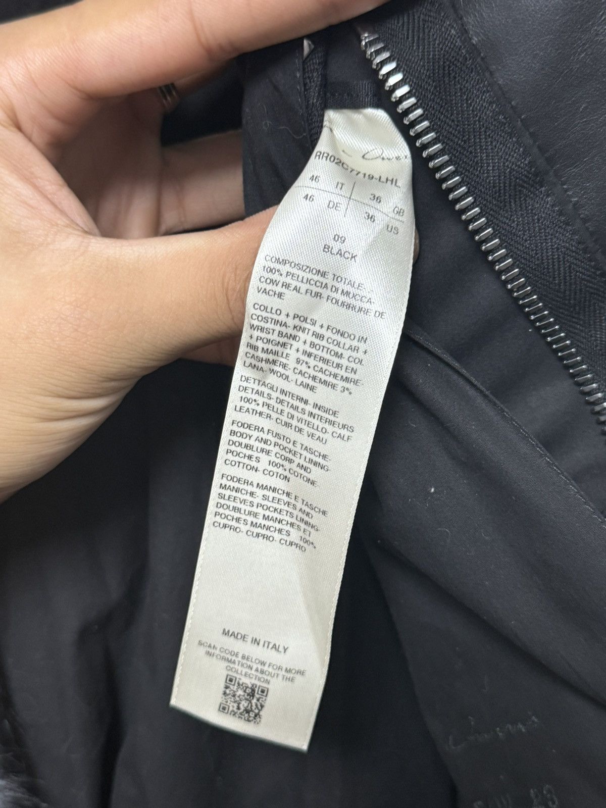 Rick owens23FW LHL EDFU flight