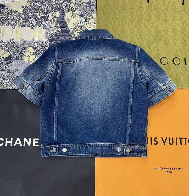 Dior Dior Denim short-sleeved jacket Size XS / US 0-2 / IT 36-38 - 4 Thumbnail