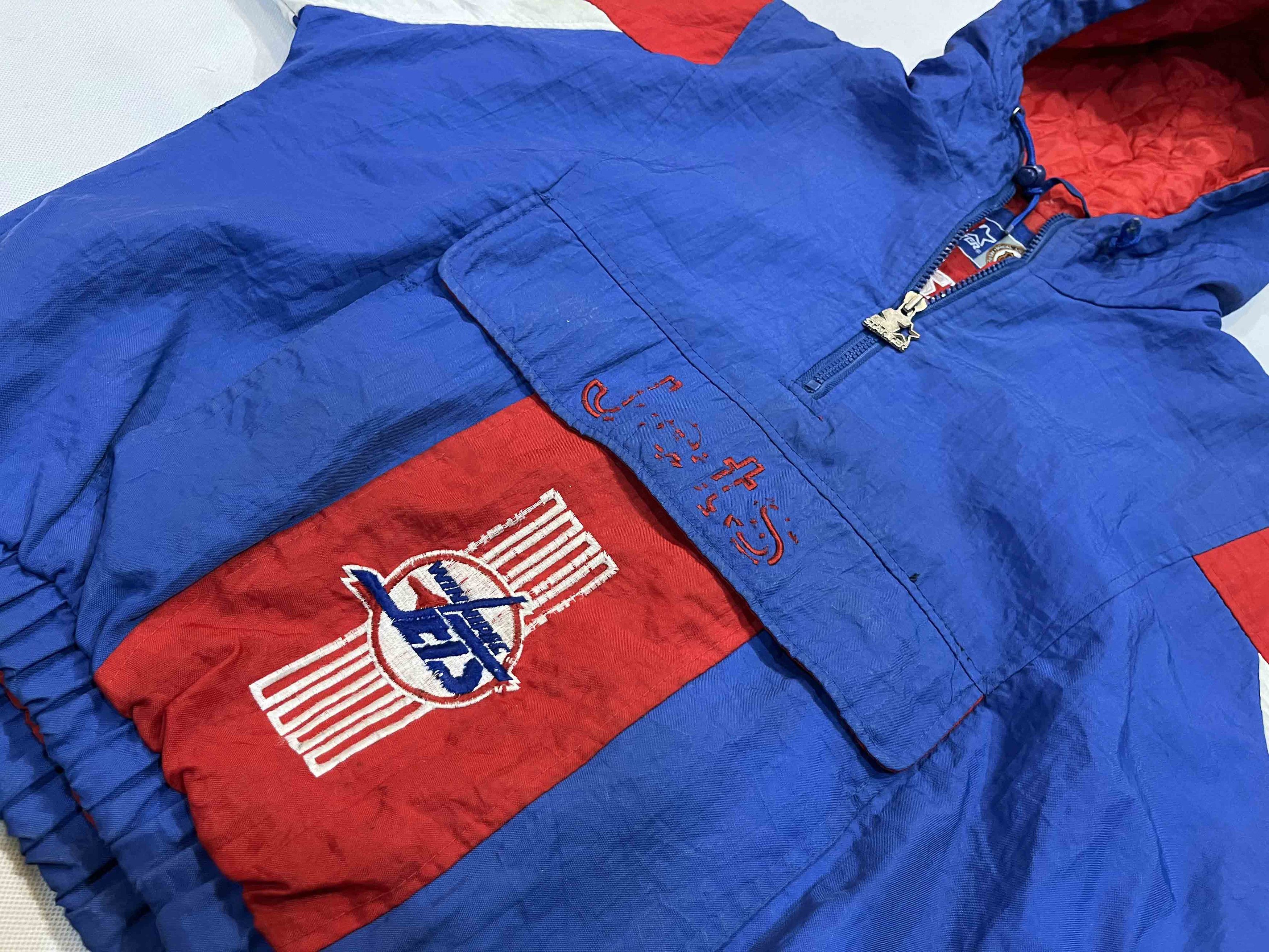 NHL × Starter × Vintage Vintage Starter NHL Winnipeg Jets Hoodie Puffer Jacket Size US S / EU 44-46 / 1 - 6 Thumbnail
