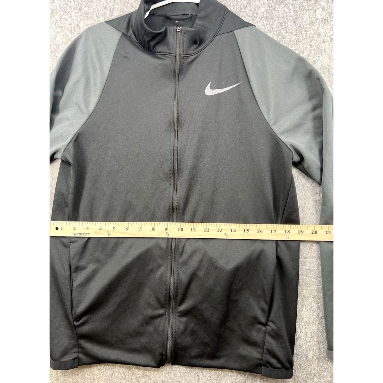 Nike Nike Dri Fit Men's Black Gray Full Zip Track Jacket S Regular Size US S / EU 44-46 / 1 - 2 Thumbnail
