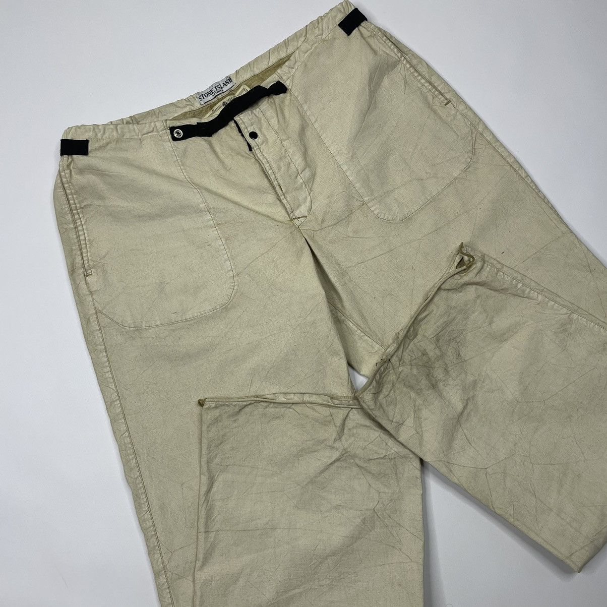 Stone Island Archive Stone Island Compact SS05 Casual Pants Size US 38 / EU 54 - 4 Thumbnail