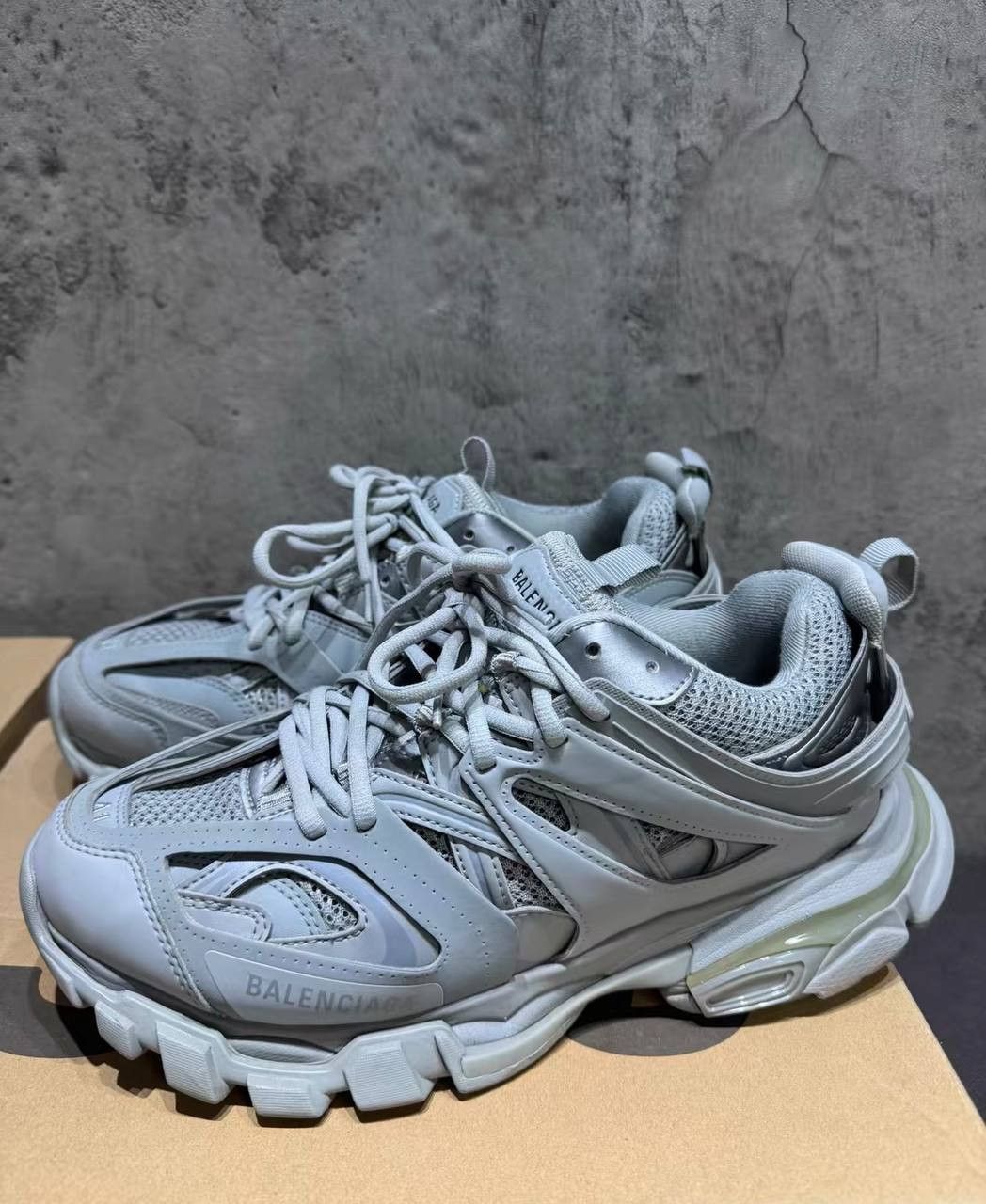 Balenciaga Balenciaga Track 1.0 sneakers in dusty gray-blue Size US 7.5 / EU 40-41 - 2 Thumbnail