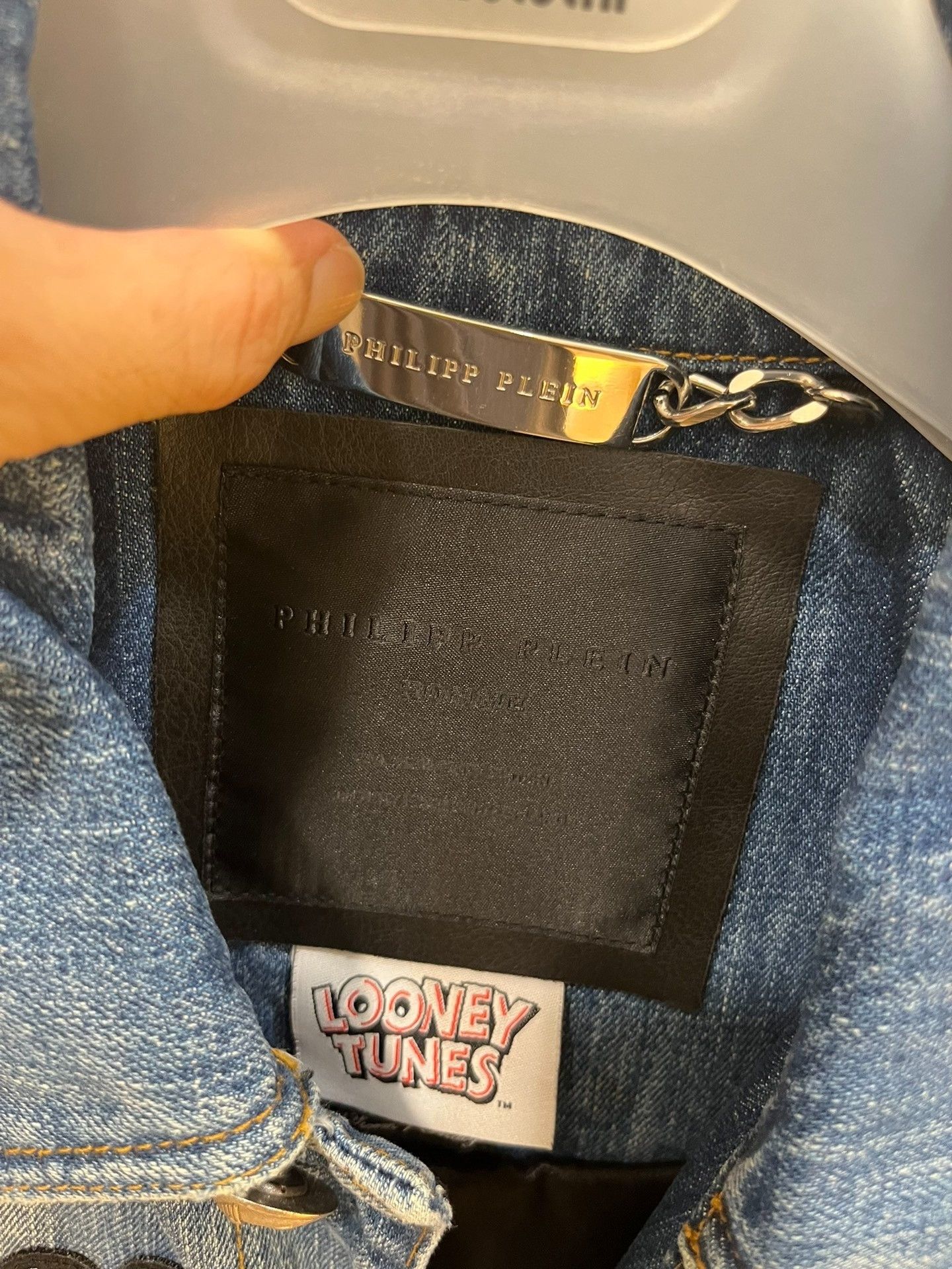 Philipp Plein Philipp Plein Looney Tunes Disney Denim Jacket Size US M / EU 48-50 / 2 - 9 Thumbnail