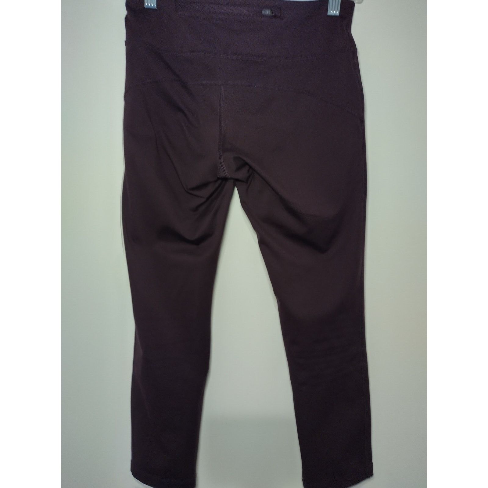 Nike Nike Women Pull On Leggings Swoosh Logo Elastic Waist Brown Size 27" / US 4 / IT 40 - 2 Thumbnail