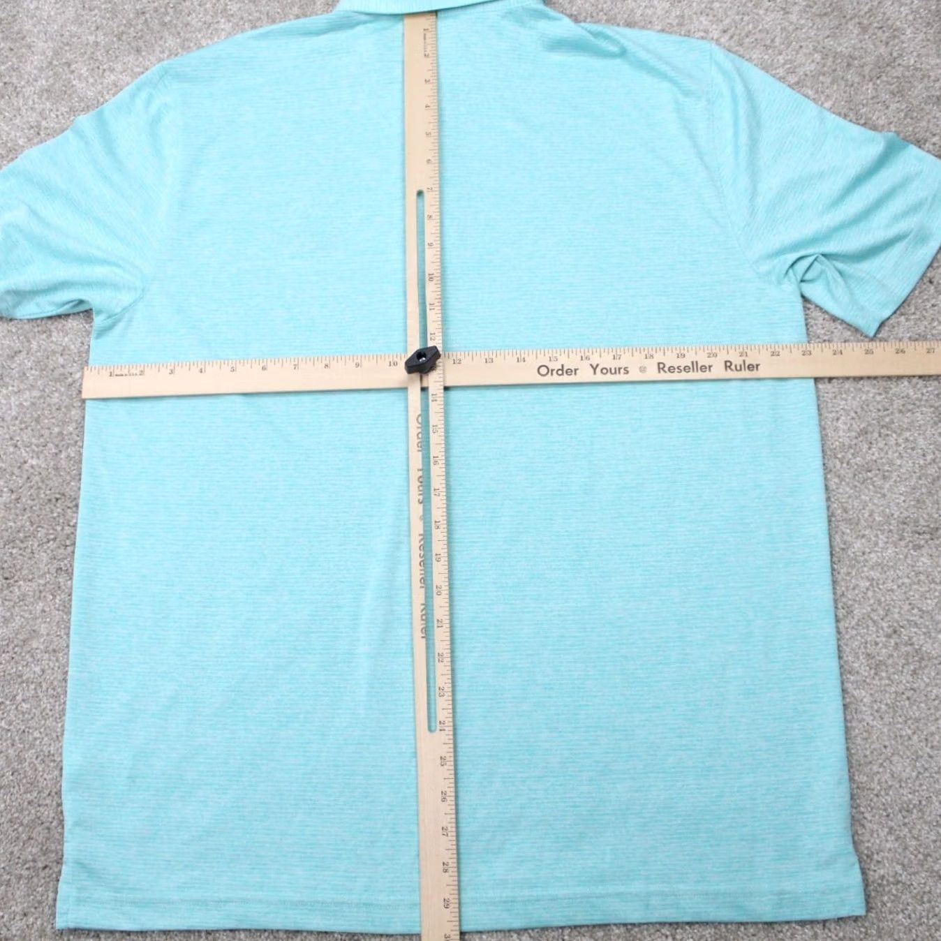 Vintage Greg Norman Polo Shirt Mens Large Blue PlayDry Polyester S/S Pullover Polo Shirt Mens Large Blue Size US L / EU 52-54 / 3 - 7 Thumbnail