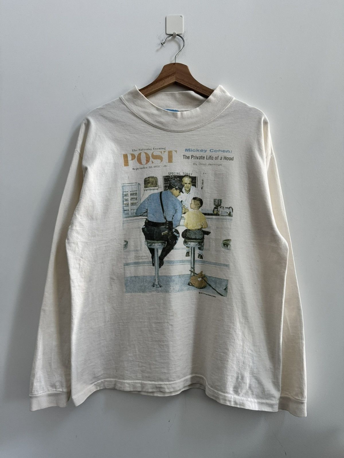 Arts & Science Vintage Saturday Evening Post Norman Rockwell Runaway Tee Size US L / EU 52-54 / 3 - 1 Thumbnail