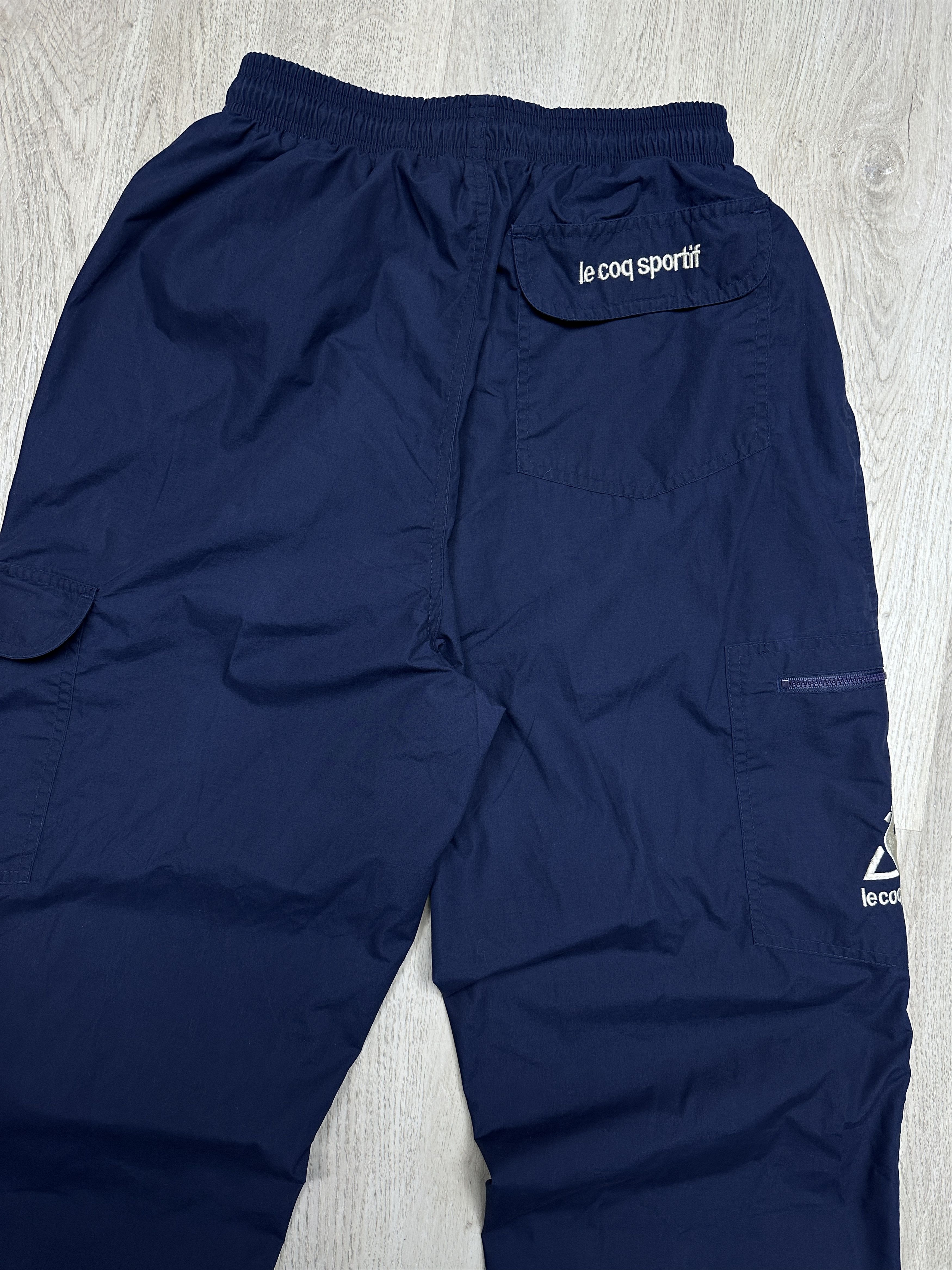 Le Coq Sportif Le Coq Sportif Vintage Mens Nylon Cargo Track Pants Size US 32 / EU 48 - 9 Thumbnail