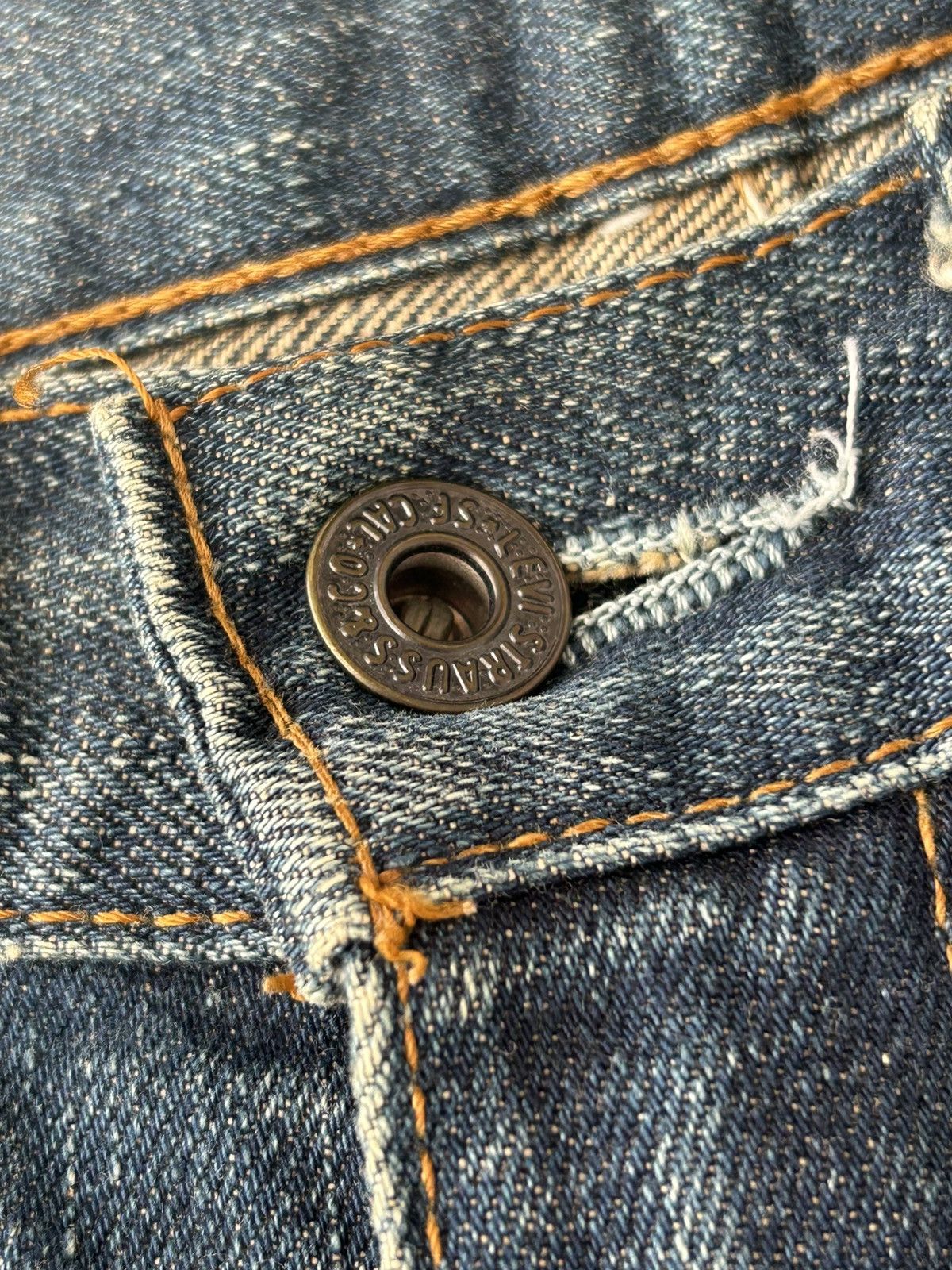 Levi's Levis Vintage 502 Japan Redtab Ripped Denim Size US 30 / EU 46 - 5 Thumbnail