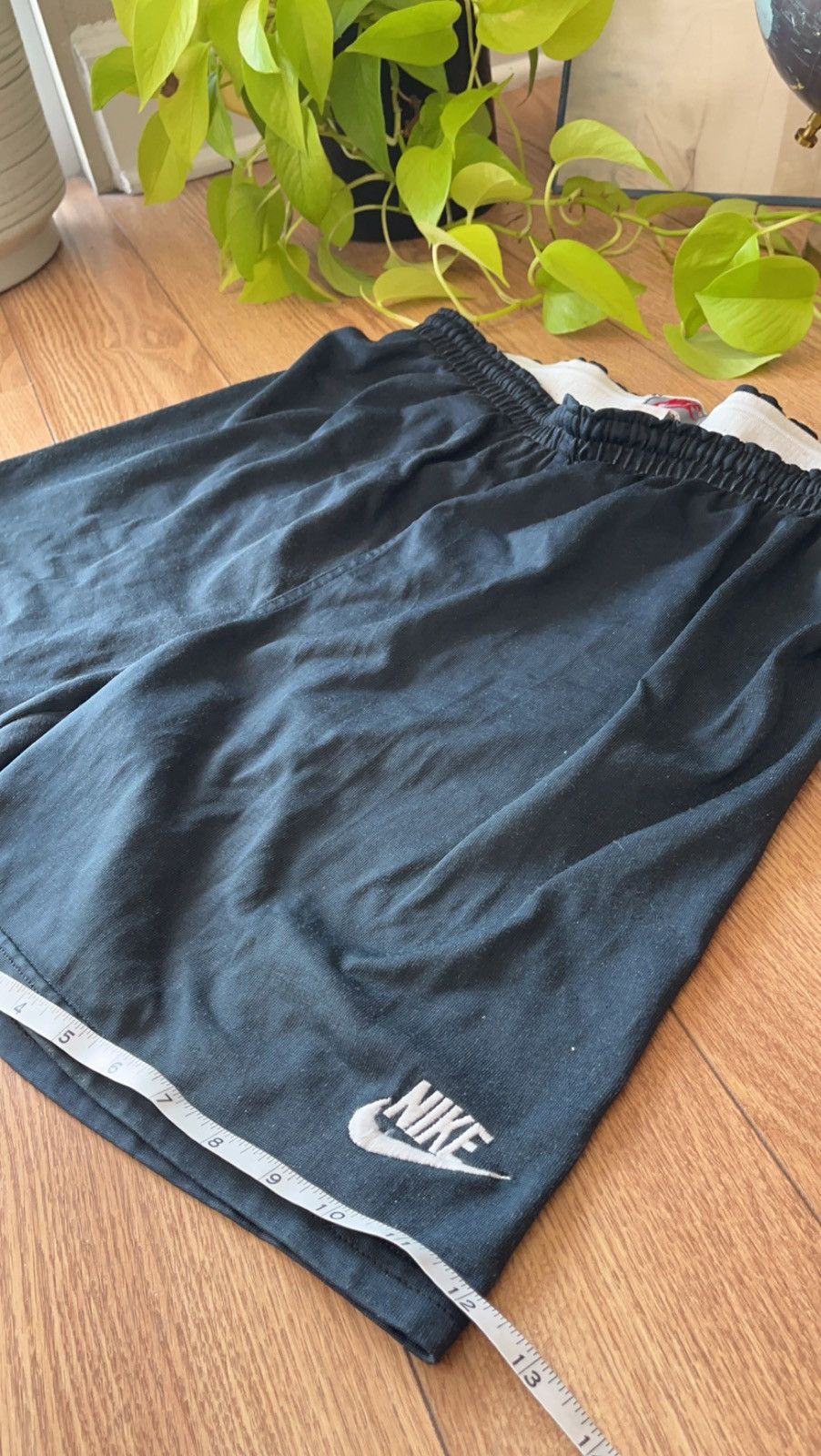 Nike × Vintage 90s Nike athletic elastic logo shorts Size US 31 - 11 Thumbnail
