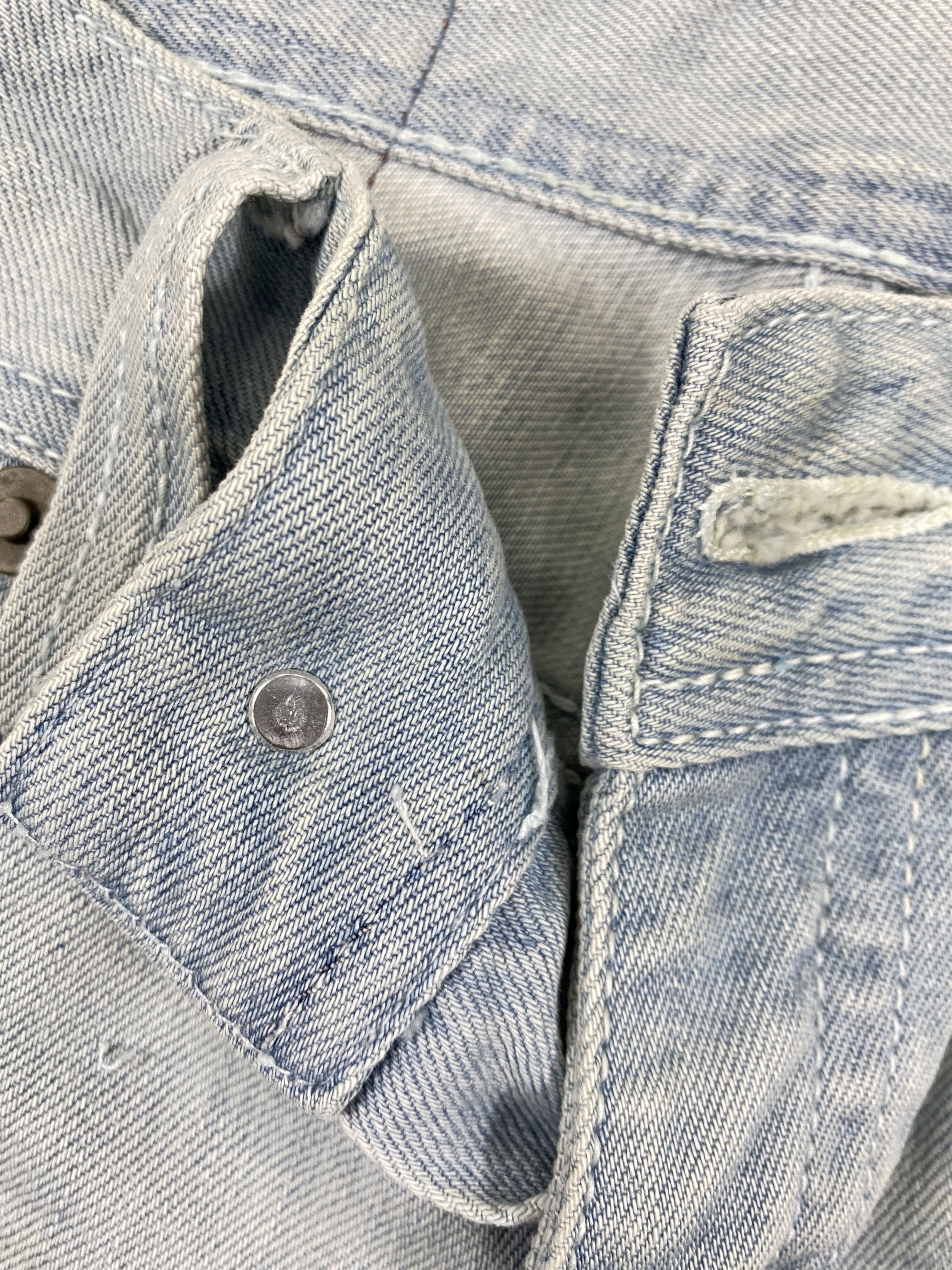 Hysteric Glamour Distressed Light Blue Vence Freak Jeans 29x30.5 Denim JN3510 Size US 29 - 7 Thumbnail