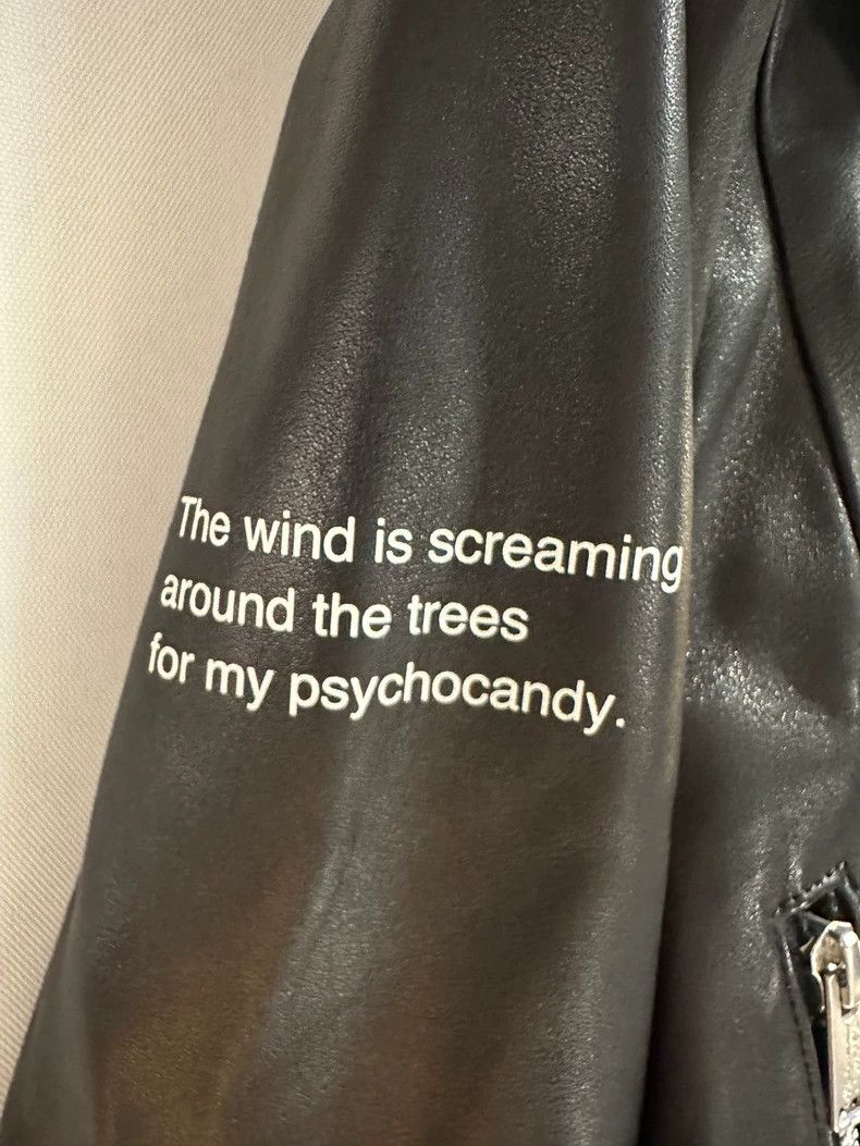 Undercover UNDERCOVER 14ss PsychoCandy slogan biker jacket 2506-Nextar Size US XL / EU 56 / 4 - 8 Thumbnail