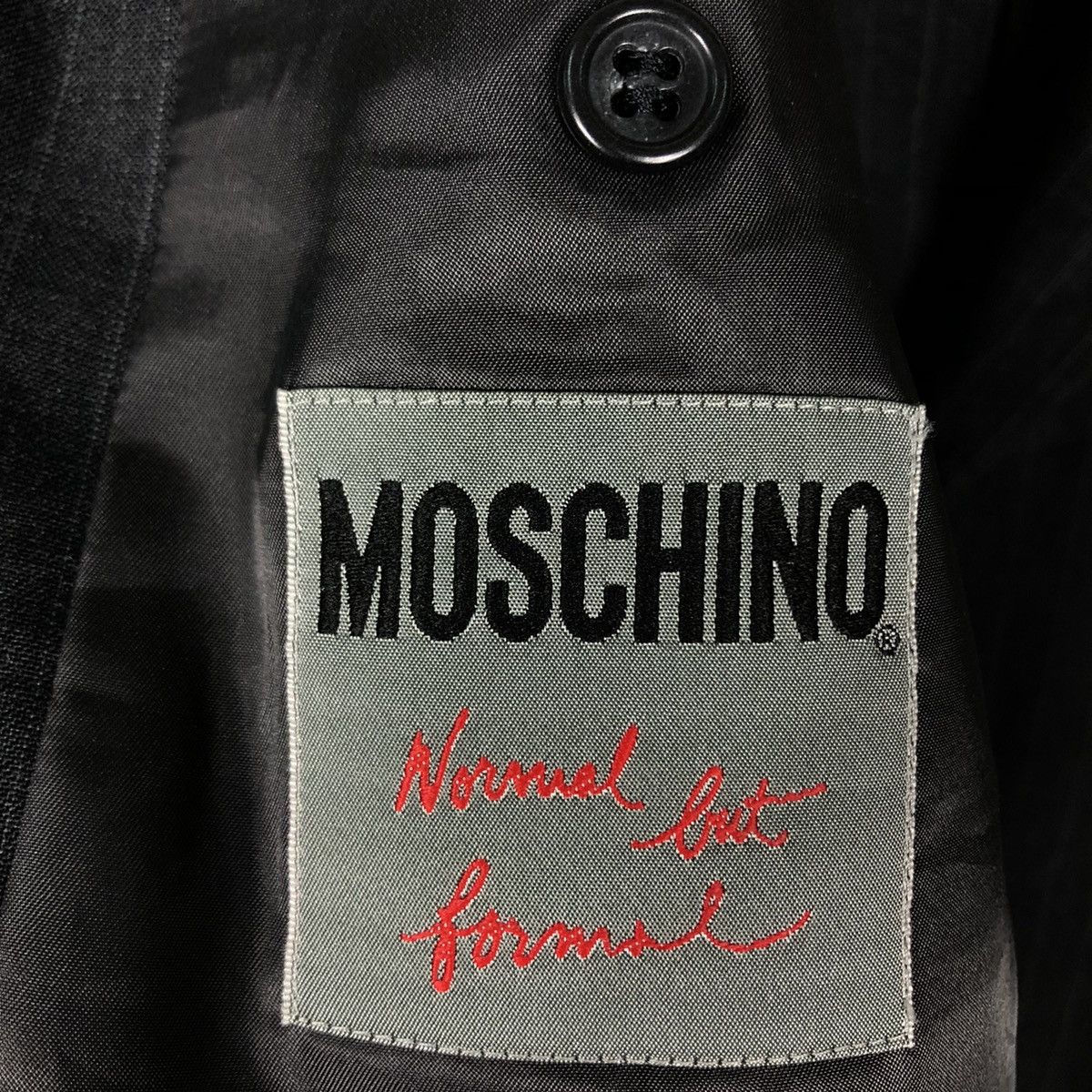 Moschino 🔥Vintage Casual Coats Jacket Moschino Double Collar Size US L / EU 52-54 / 3 - 17 Thumbnail