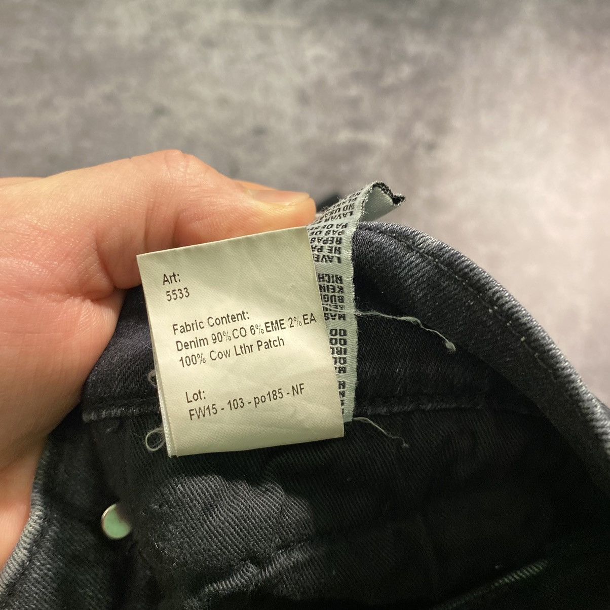 Japanese Brand × R13 Rare R-13 Black Boy Denim Size US 28 / EU 44 - 19 Thumbnail