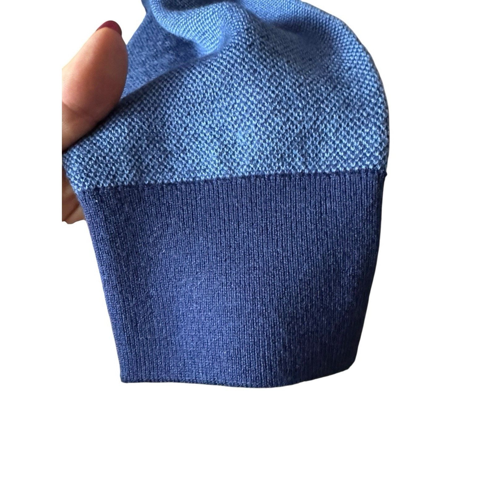 Brooks Brothers Brooks Brothers Sweater Blue Extra Fine Merino Wool Size US XXL / EU 58 / 5 - 4 Thumbnail