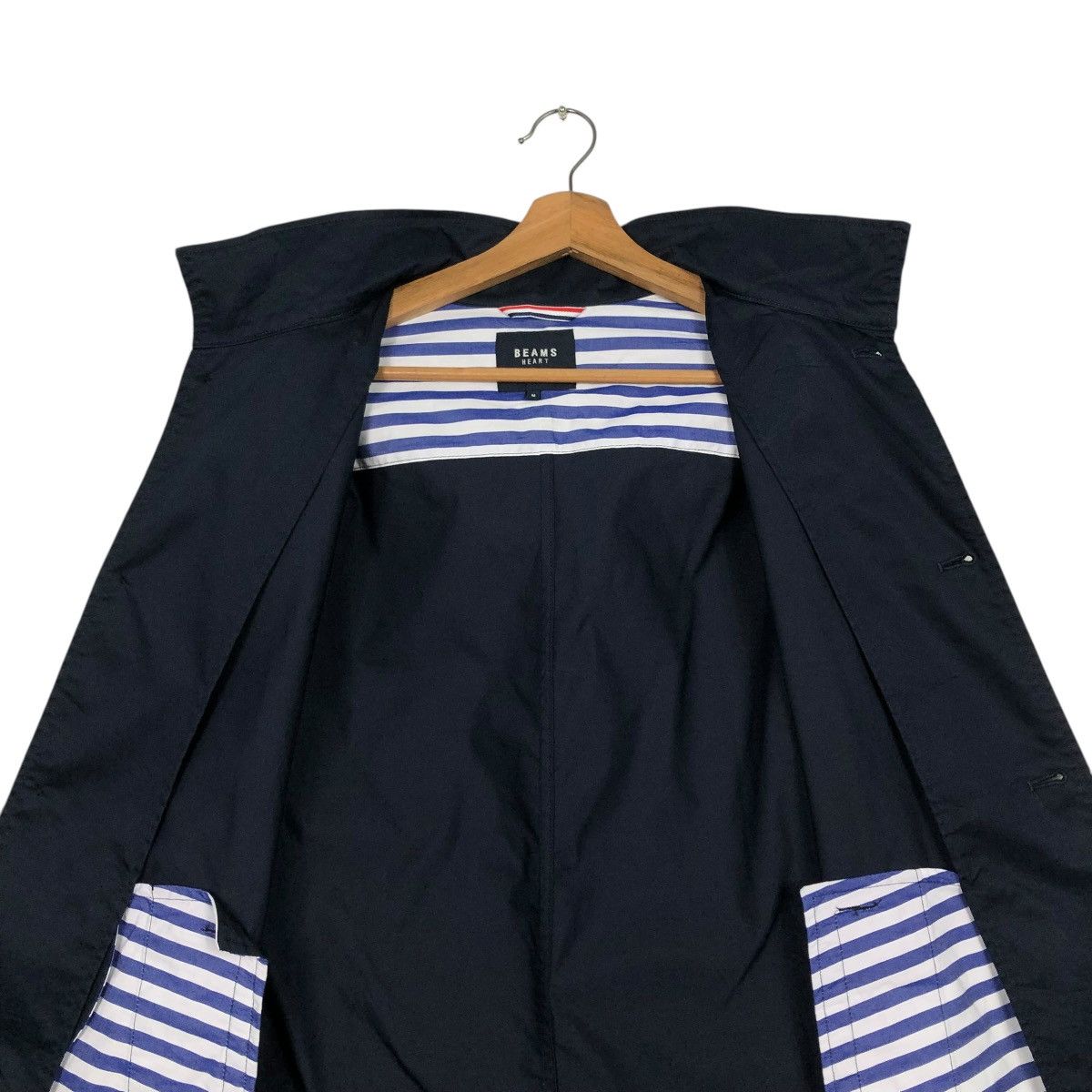 Beams Plus 🔥VINTAGE CHORE JACKET BEAMS HEART BLANKET STRIPED Size US M / EU 48-50 / 2 - 17 Thumbnail
