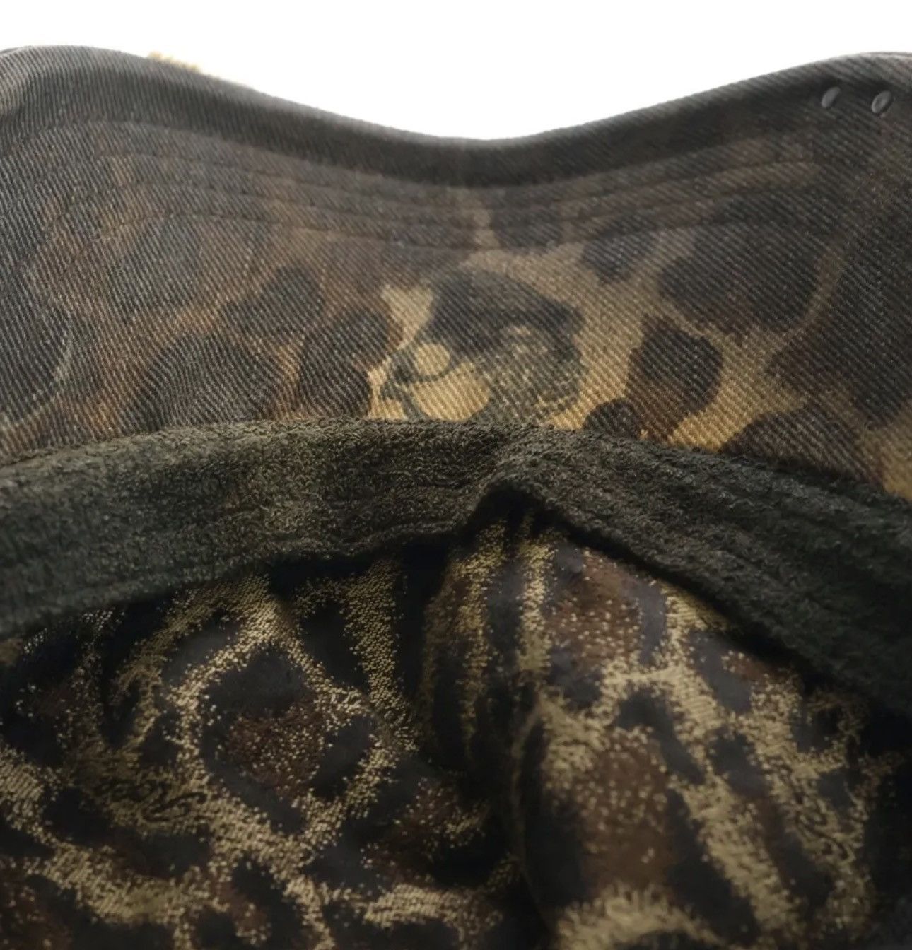 If Six Was Nine Roen Skull Leopard patch studded mesh cap hat Size ONE SIZE - 5 Thumbnail