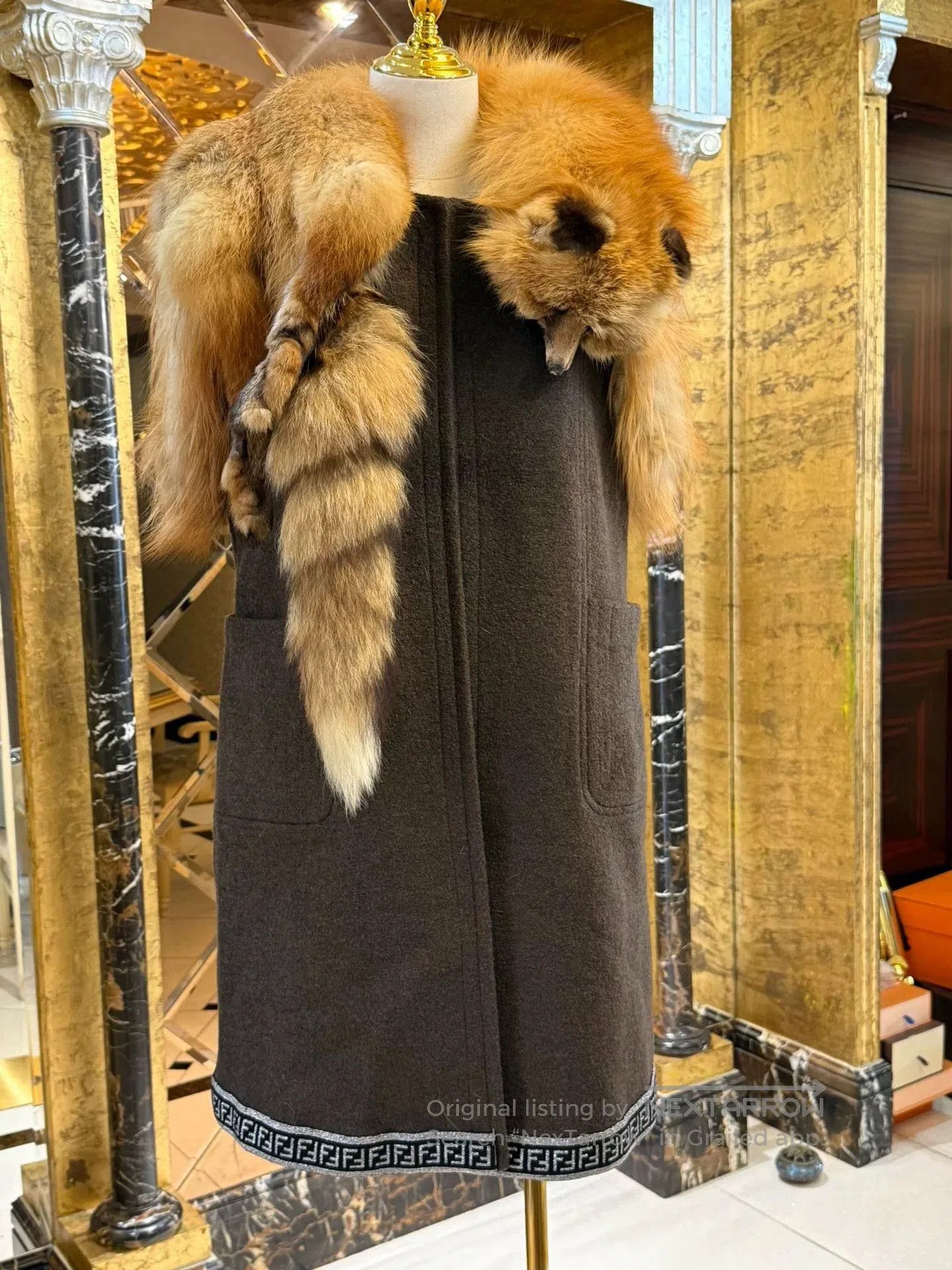 Fendi Fendi Fox Fur Wool Vest. Size US M / EU 48-50 / 2 - 3 Thumbnail