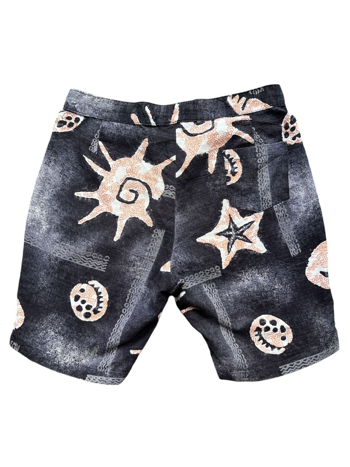 Japanese Brand Vintage Hawaiian Floral Beach Short Pants Size US 30 / EU 46 - 2 Thumbnail