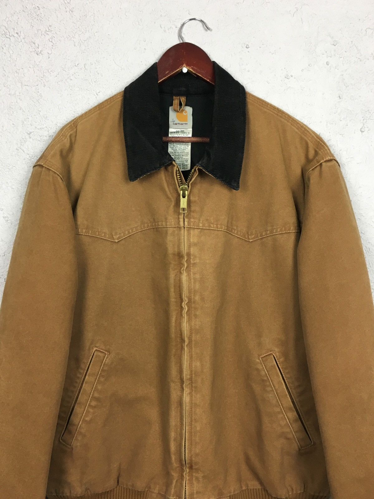 Carhartt × Vintage vintage jacket CARHARTT Santa Fe J14 BRN 2005 y2k skate Size US XL / EU 56 / 4 - 2 Thumbnail