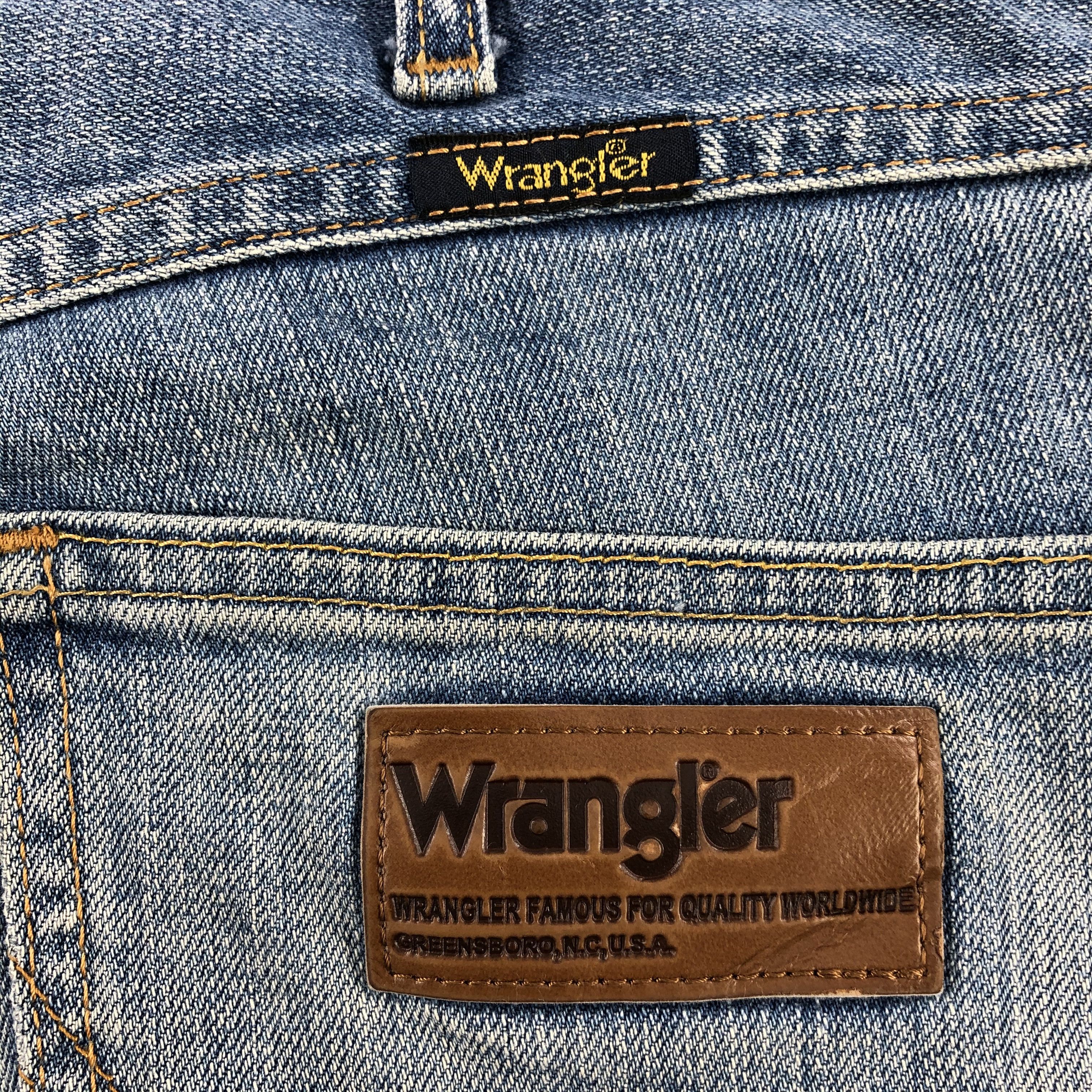 Vintage × Wrangler 90s Vintage Light Wash Wrangler Jeans-JM1932 Size US 36 / EU 52 - 6 Thumbnail