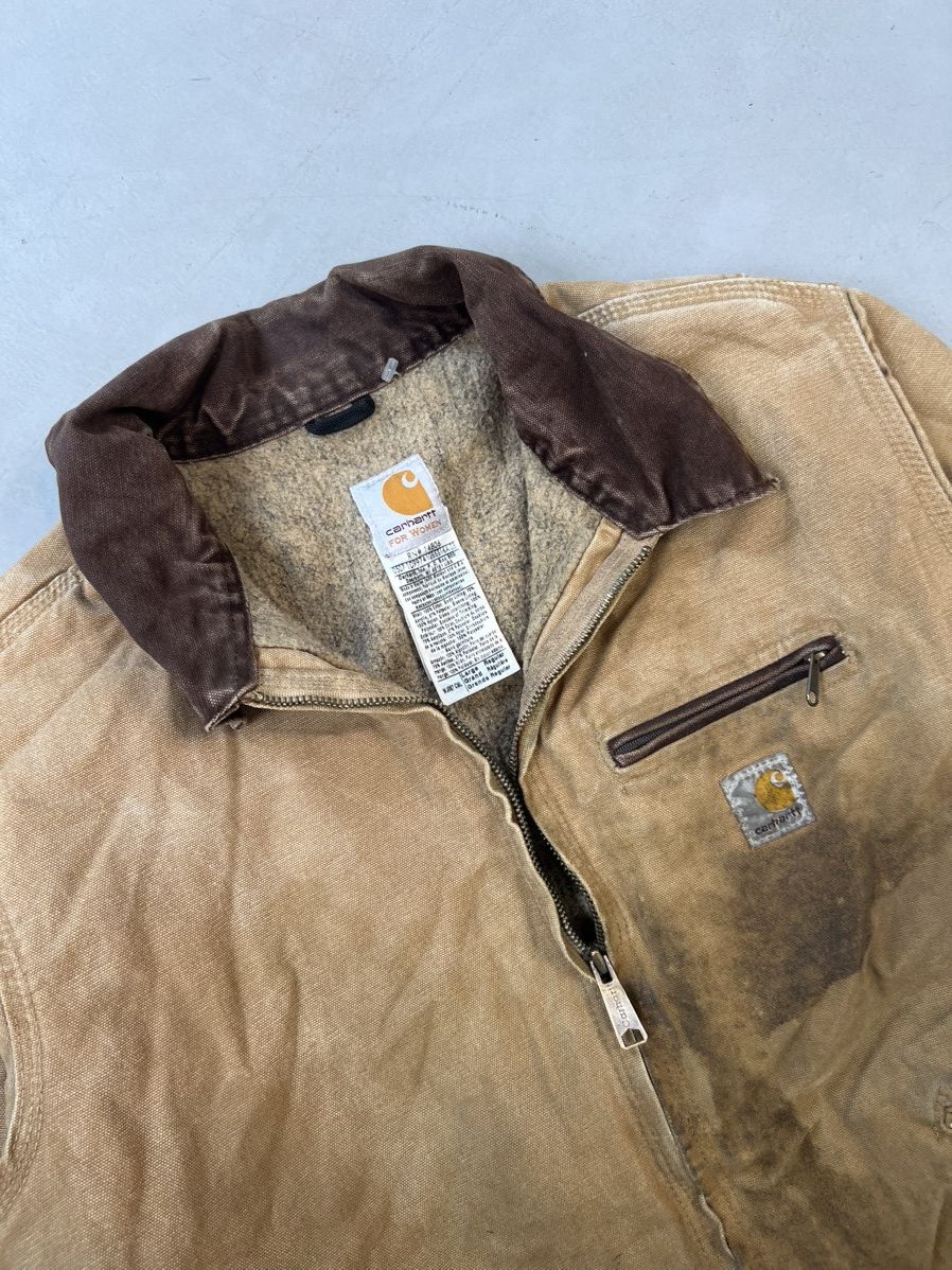 Carhartt Tan Vintage Carhartt Detroit jacket Size L / US 10 / IT 46 - 7 Thumbnail
