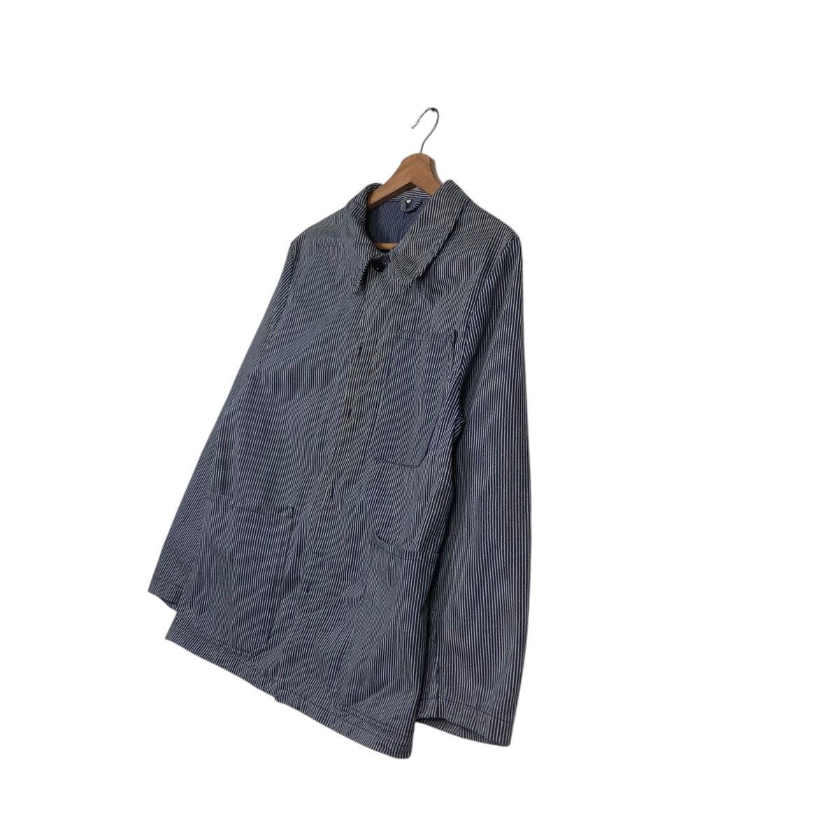45rpm 📌Vintage Hickory Chore Worker Button Jacket Size US M / EU 48-50 / 2 - 3 Thumbnail