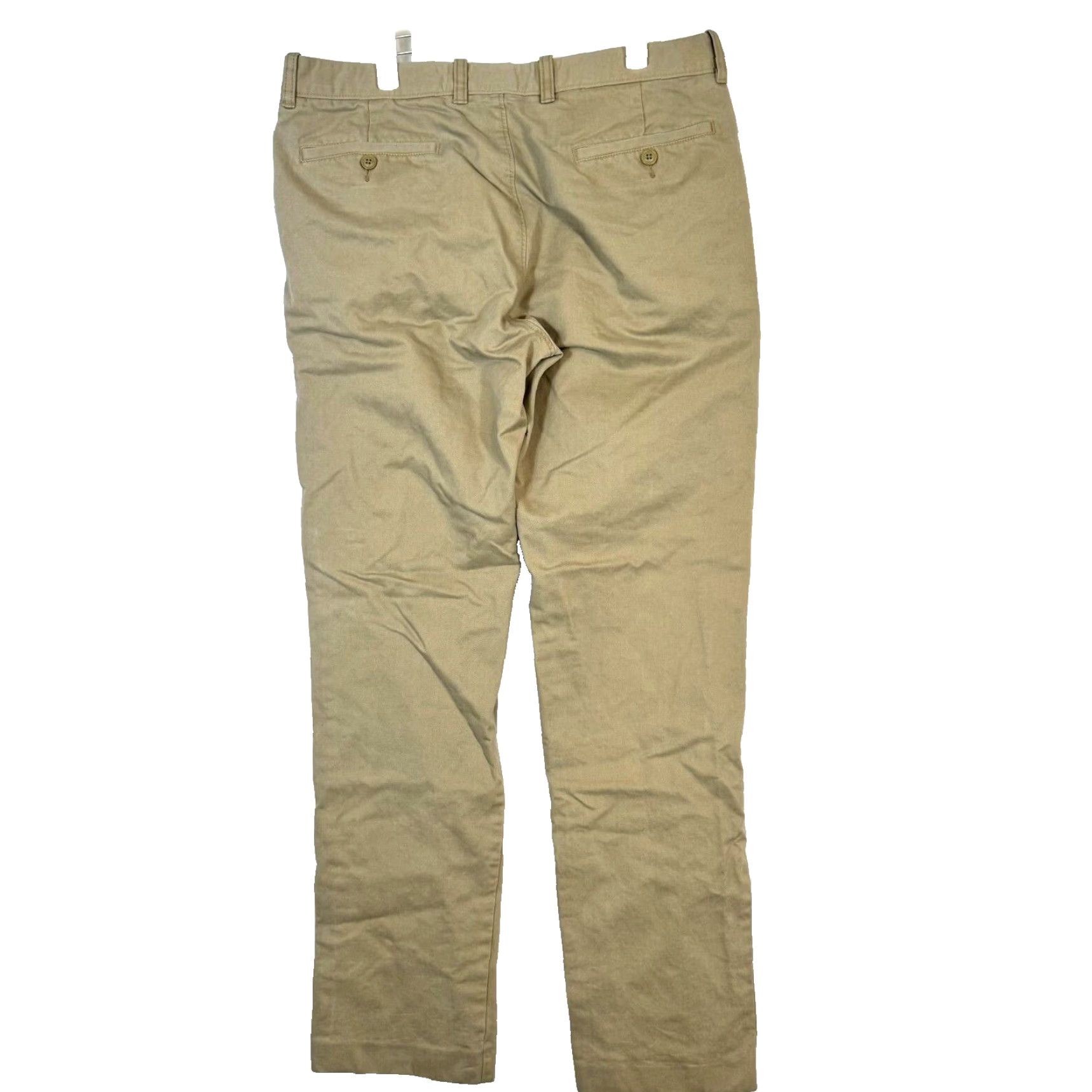 J.Crew J.Crew Women’s Essential Chino Pants 33W Khaki Cotton Mid-Rise Straight Leg Modern Everyday Women Size 24" / US 00 / IT 34 - 2 Thumbnail