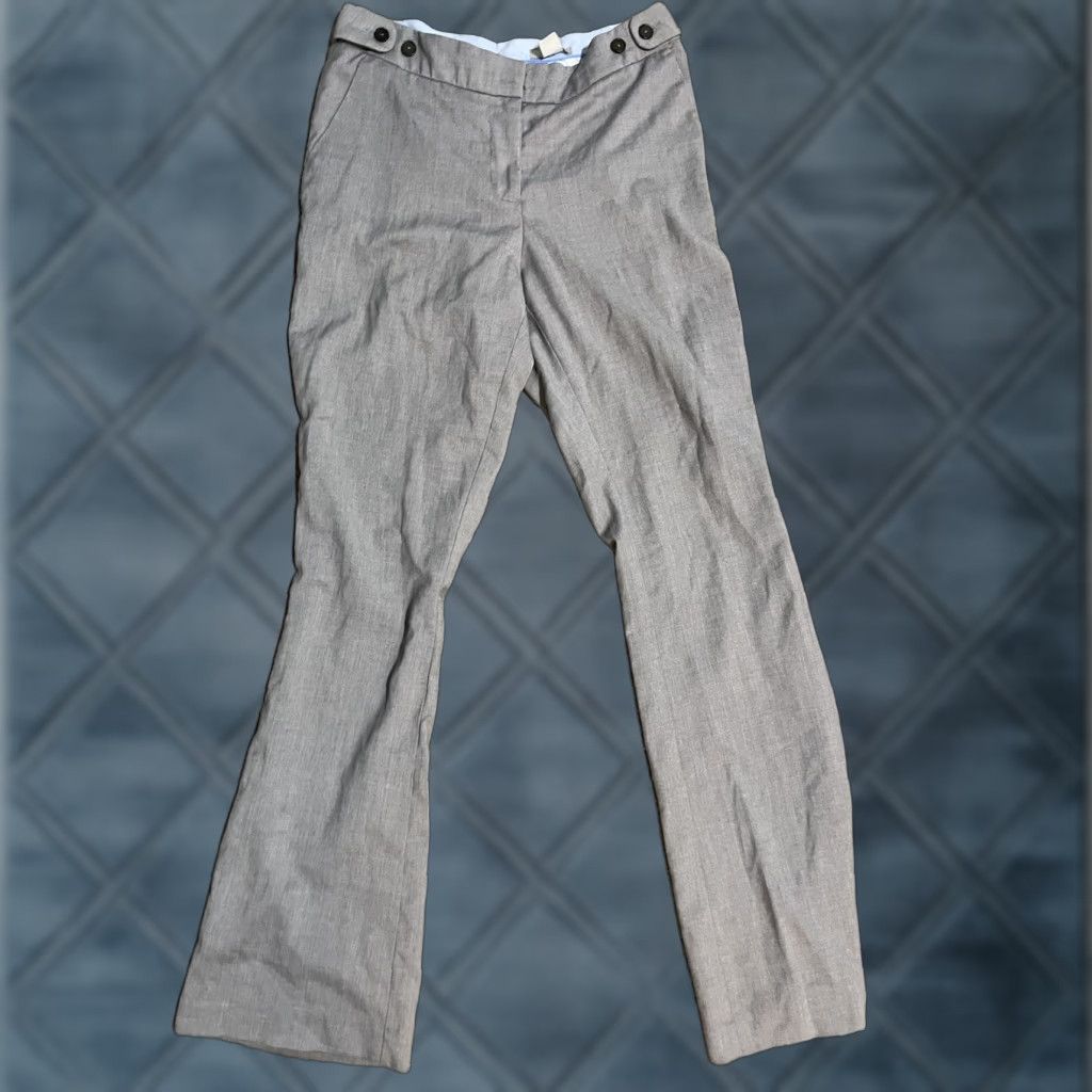 H&M VINTAGE H&M Womens Pants Chino Skinny Leg Mid Rise Size 8 Light Gray Cotton Blend Casual Women Size 30" / US 8 / IT 44 - 1 Thumbnail