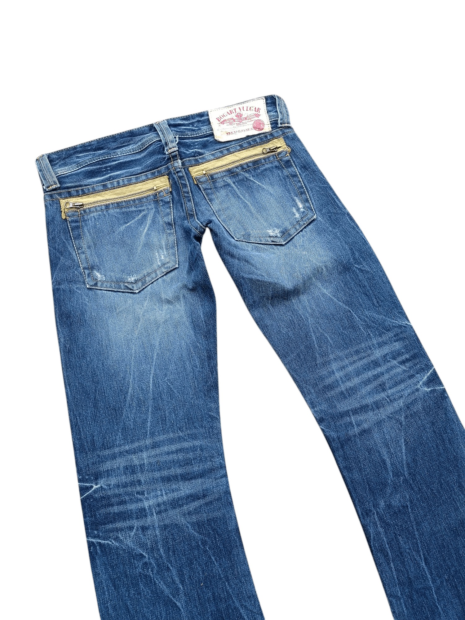Japanese Brand Japanese Brand Bogart Vulga Whiskers Flare Jeans Size US 32 / EU 48 - 11 Thumbnail