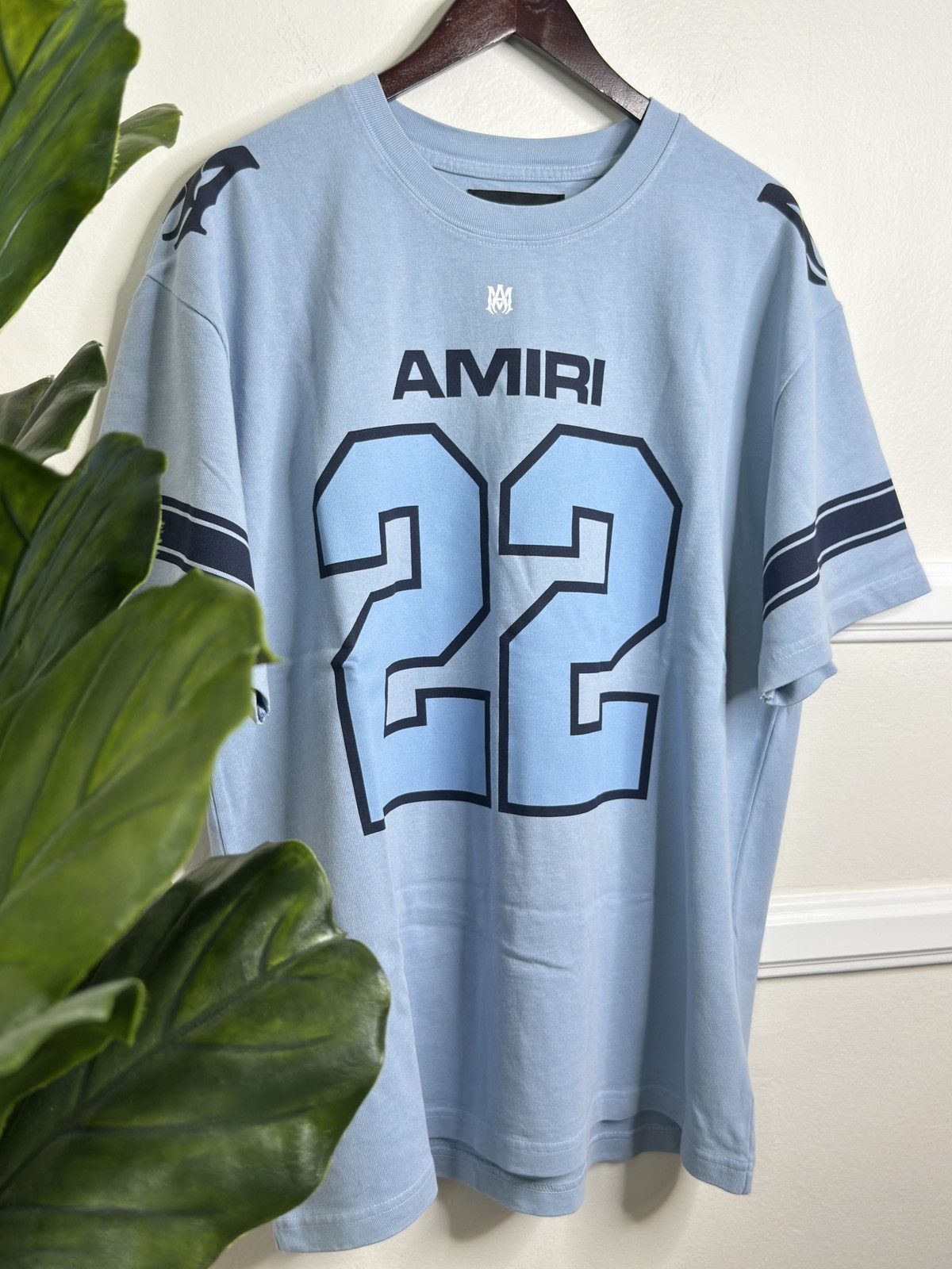 AMIRI アミリ 22 JERSEY 半袖 Tシャツ ブルー M Amiri Amiri 