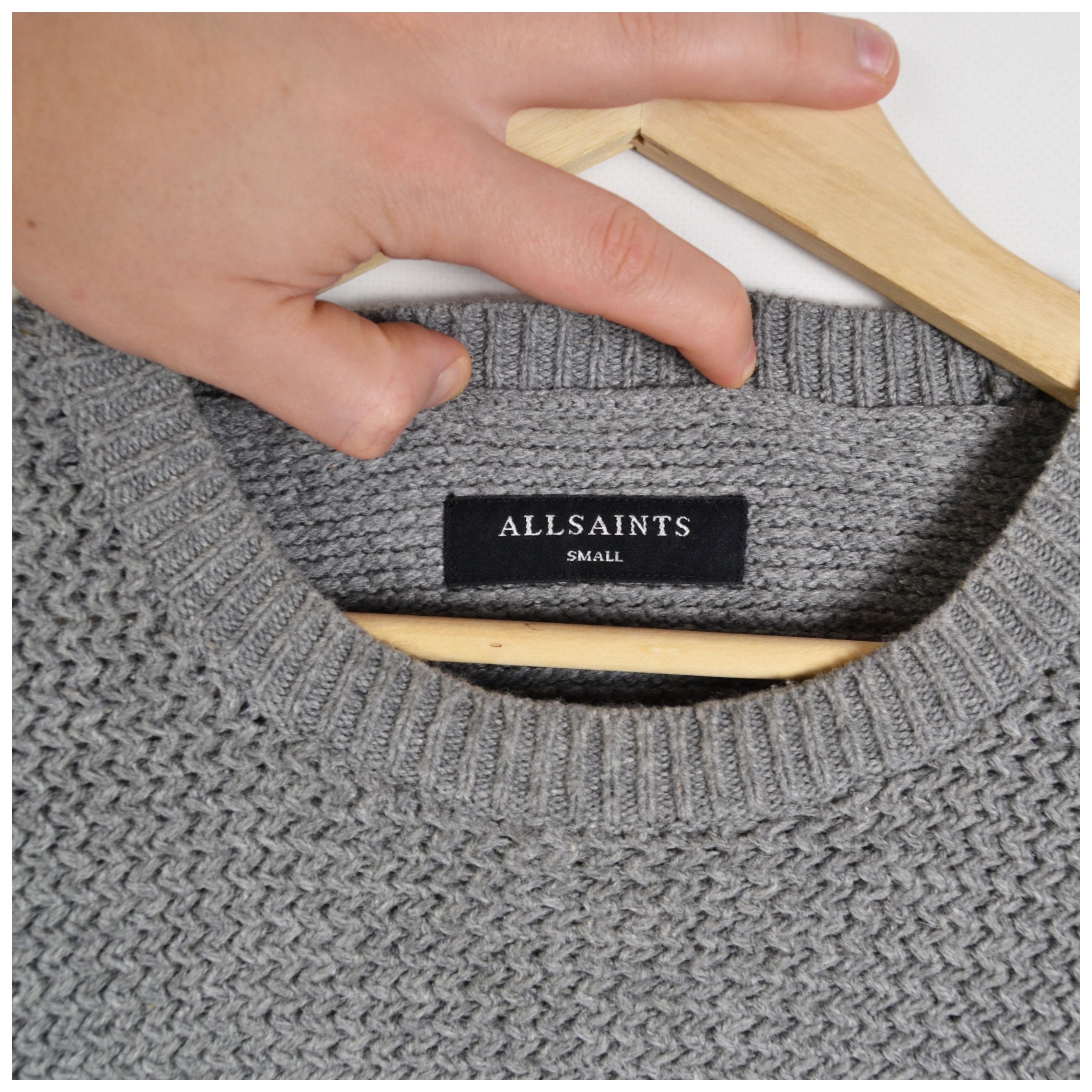 Allsaints ALLSAINTS Karnett Crew Boxy Heavy Knit Sweater S/M* Size US S / EU 44-46 / 1 - 4 Thumbnail