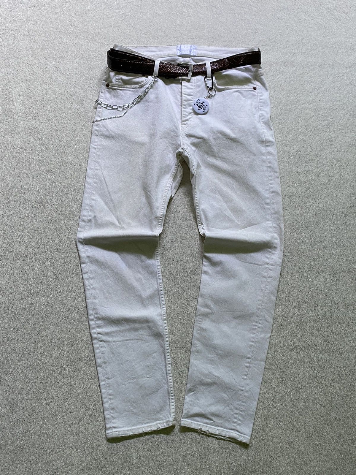 Acne Studios SICK💰 Acne Studios Town White Vintage Jeans Denim Size US 31 - 1 Thumbnail