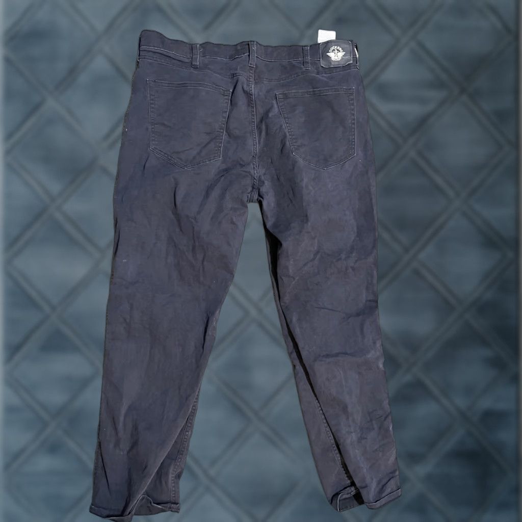 Dockers VINTAGE Dockers Pants Men's 38x30 Navy Blue Chino Straight Fit Slash Pockets Mens Size US 38 / EU 54 - 1 Thumbnail