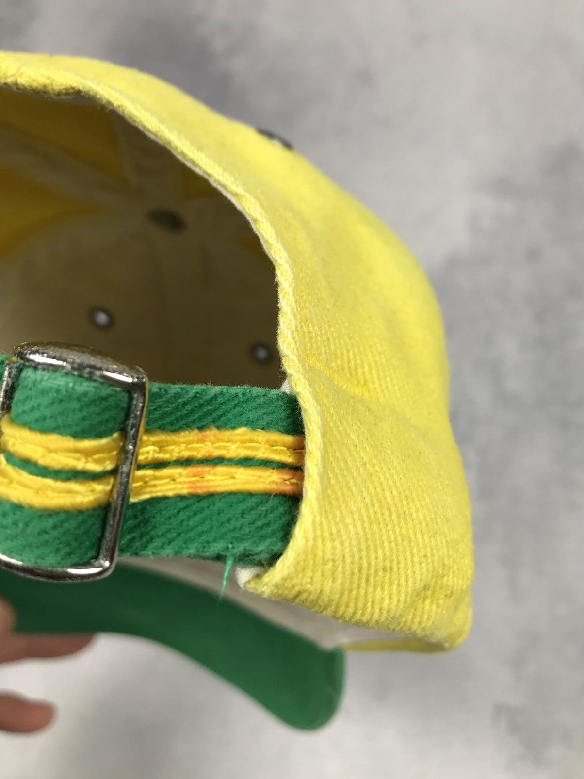 Nike × Vintage Vintage 90s Nike Brasil Brazil Swoosh Soccer Jersey Cap Hat Size ONE SIZE - 11 Thumbnail