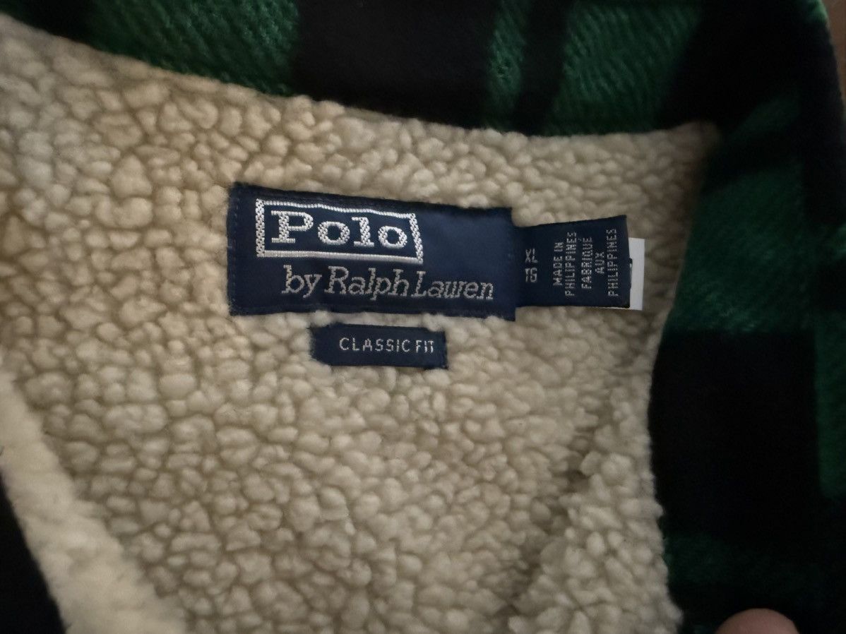 Polo Ralph Lauren Polo Ralph Lauren Fleece-Lined Green Plaid Shirt Jacket XL Size US XL / EU 56 / 4 - 5 Thumbnail