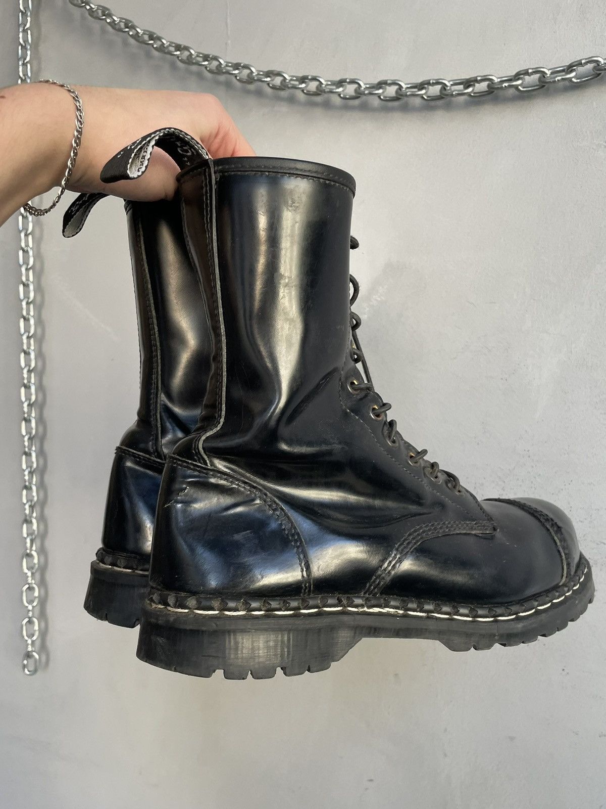 Gripfast Undercover Black Boots Platform High Dirk Bikkembergs Style Size US 8 / EU 41 - 3 Thumbnail