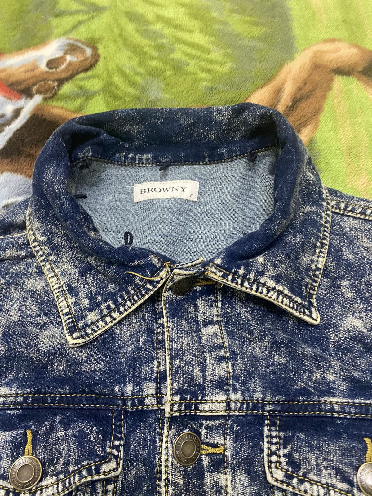 Japanese Brand ACID WASH DESIGN JACKET HOODIE PULL IN OUT DESIGN Size US L / EU 52-54 / 3 - 9 Thumbnail