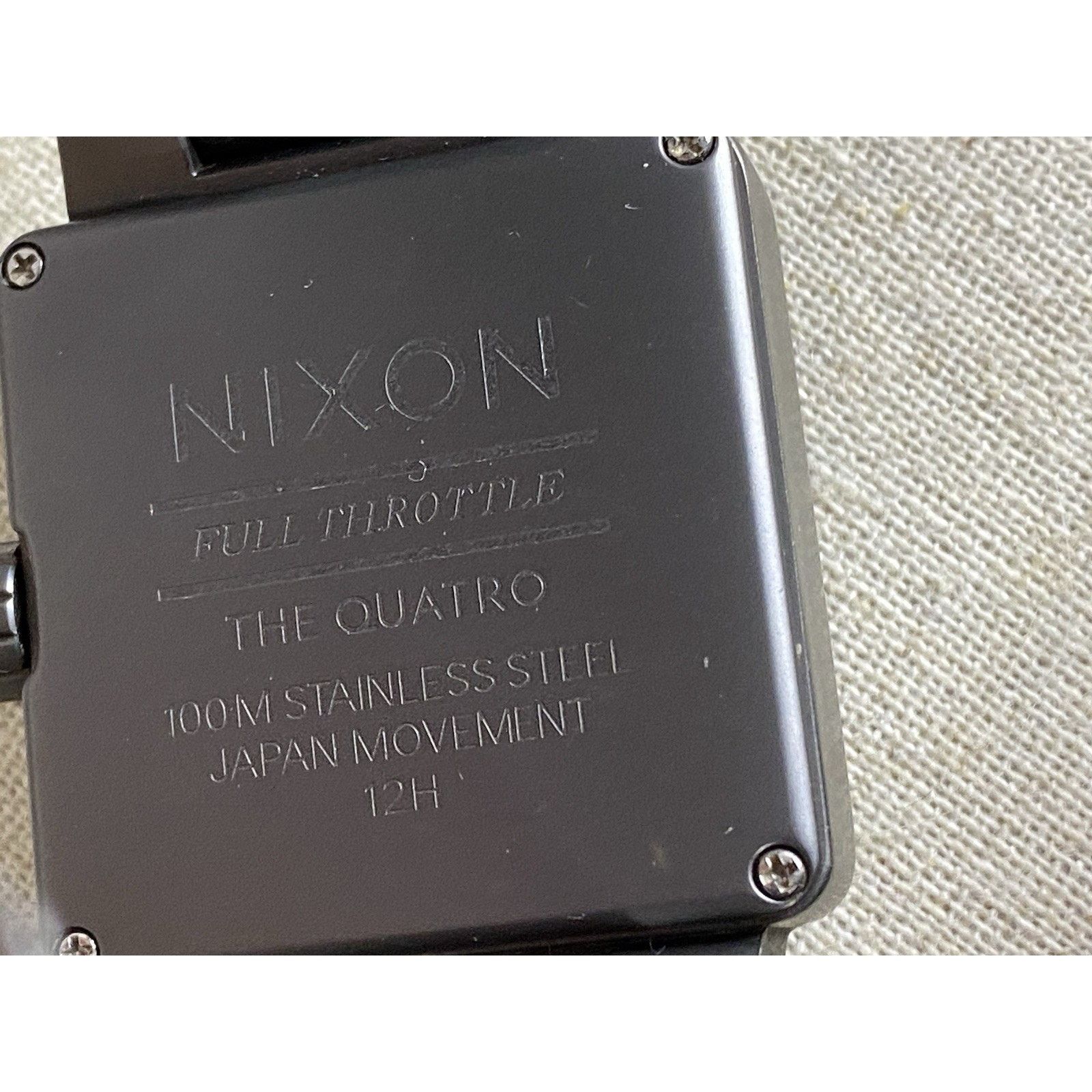 Nixon Nixon New Battery The Quatro Full Throttle Quartz Watch 7.5" Size ONE SIZE - 8 Thumbnail