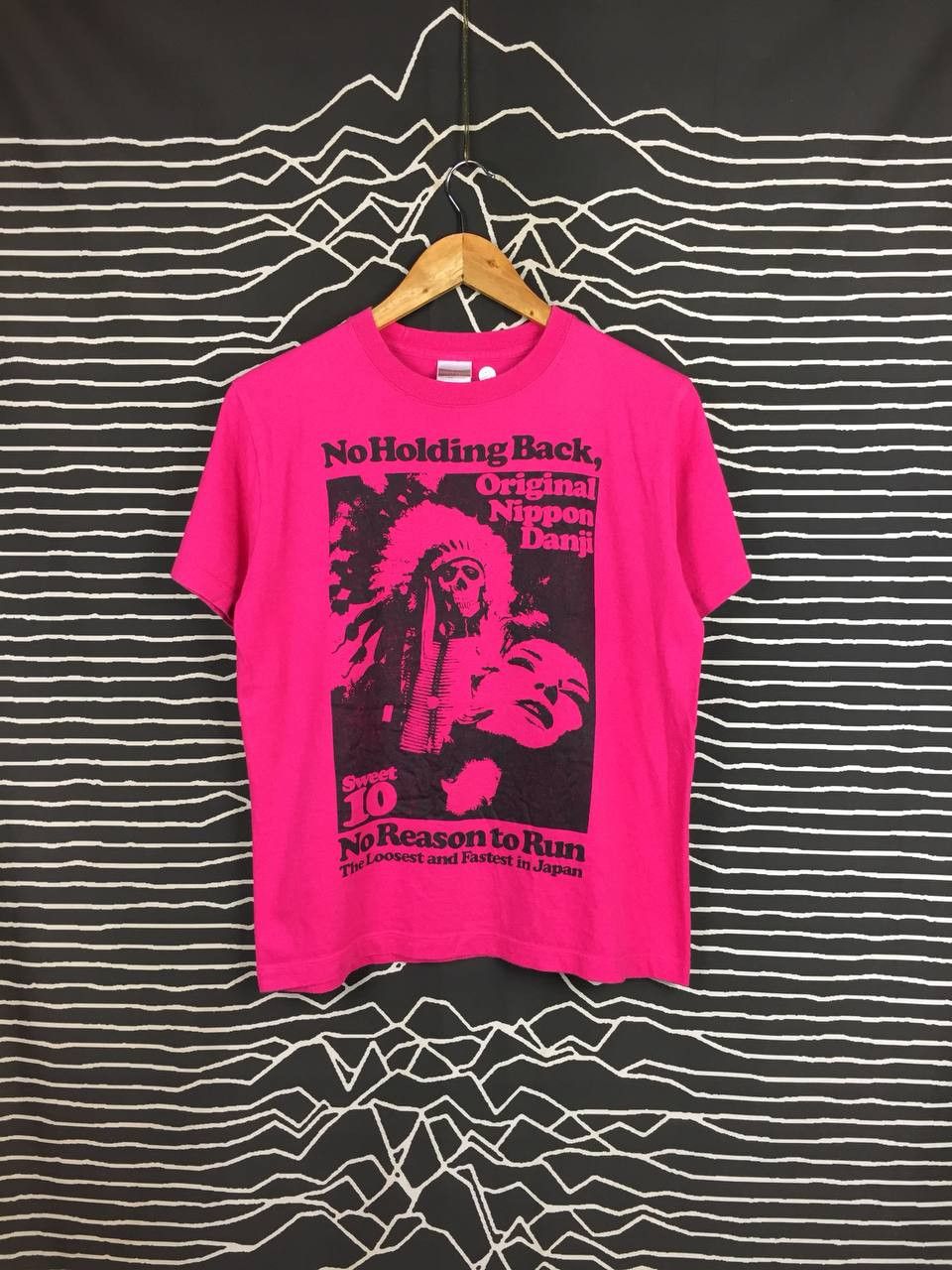 Vintage Original Nippon Danji No Reason To Run Statement Tee Size US S / EU 44-46 / 1 - 2 Thumbnail