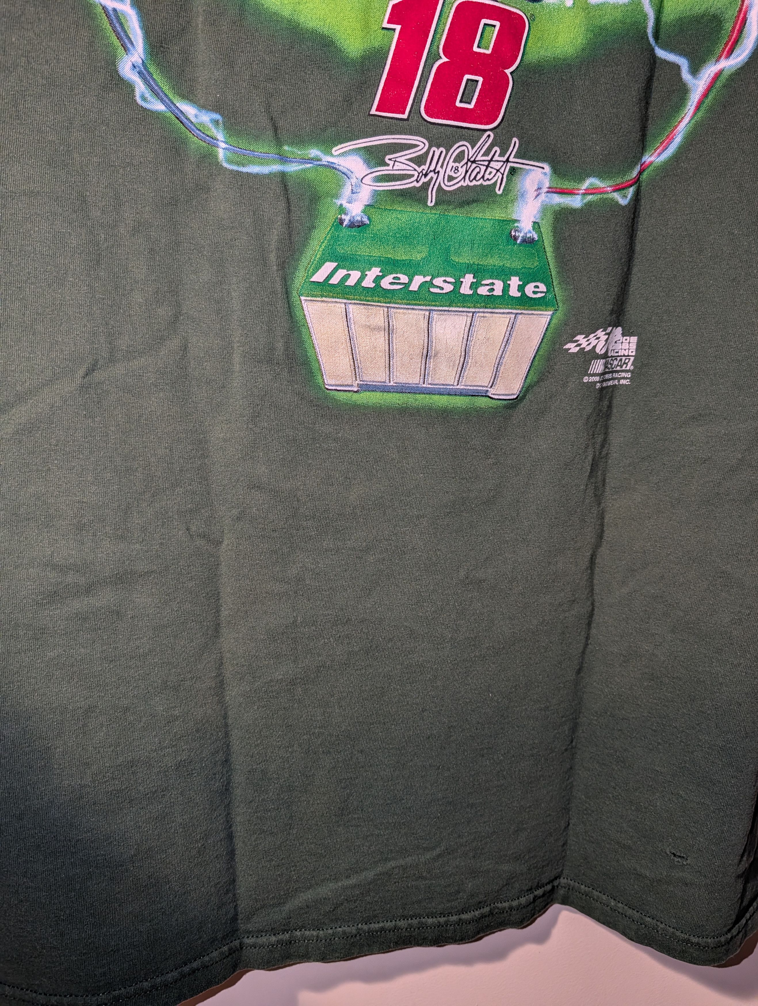 NASCAR Vintage 2000 NASCAR Interstate Batteries Bobby T-Shirt Size US XL / EU 56 / 4 - 11 Thumbnail