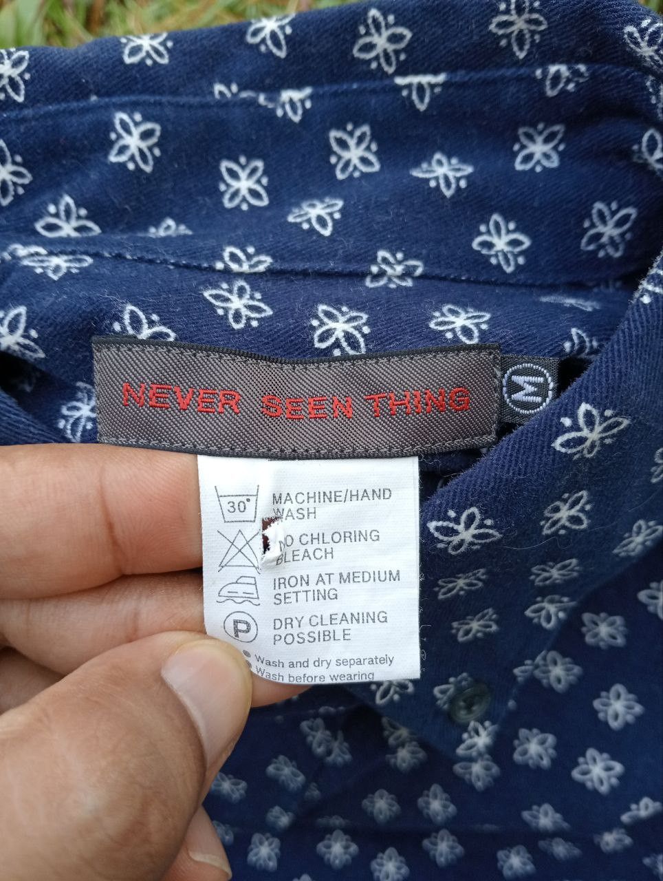 Japanese Brand Japanese Never Seen Thing Flannel Shirt Size US M / EU 48-50 / 2 - 7 Thumbnail