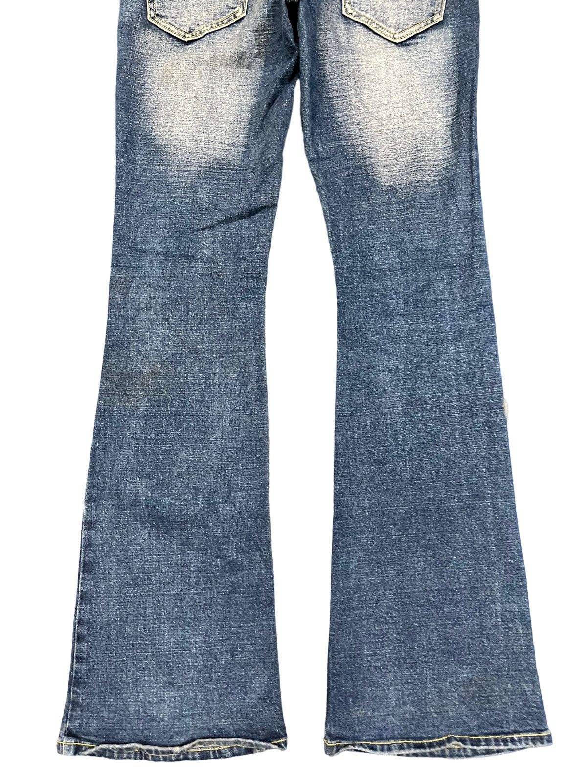 Japanese Brand Vintage Colza Punk Flare Denim Size US 32 / EU 48 - 8 Thumbnail