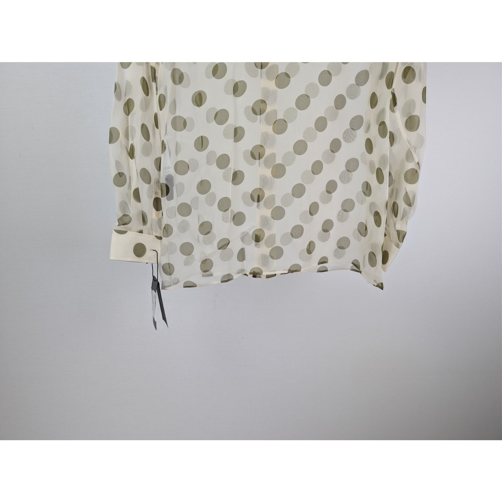 Saint Laurent Paris o1rshd1 Chemise Col Universe Polka Dot Button up Shirt Size US S / EU 44-46 / 1 - 12 Thumbnail