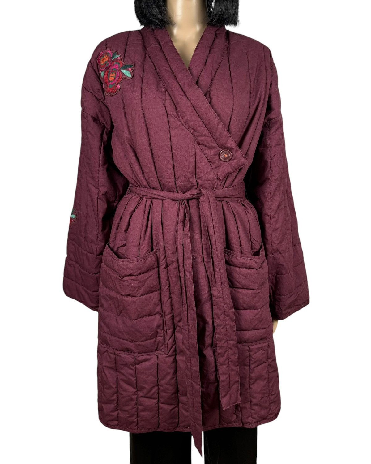 Gudrun Sjoden Gudrun Sjoden Qulted Coat Kimono Belted size M Size M / US 6-8 / IT 42-44 - 2 Thumbnail