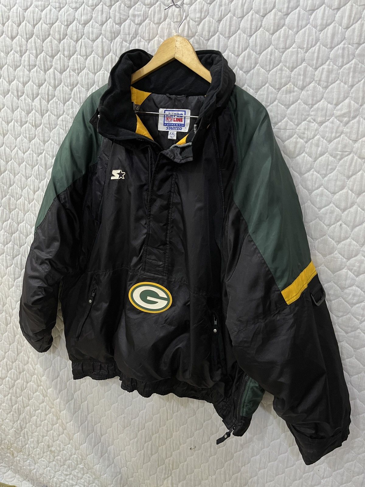 Starter 🔥🔥🔥HYPE STARTER NFL GREEN BAY PACKERS JACKET Size US XXL / EU 58 / 5 - 2 Thumbnail
