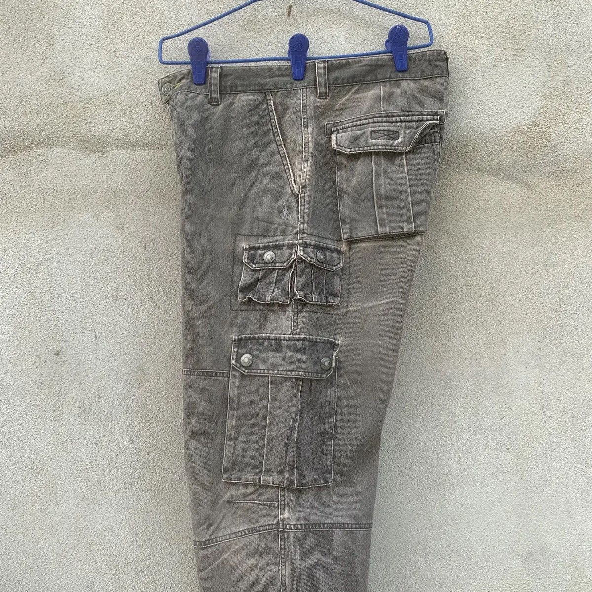 BEANPOLE BEAN POLE🔥DOUBLE KNEE CARGO VINTAGE BAGGY FADED MULTI PANTS Size US 32 / EU 48 - 16 Thumbnail