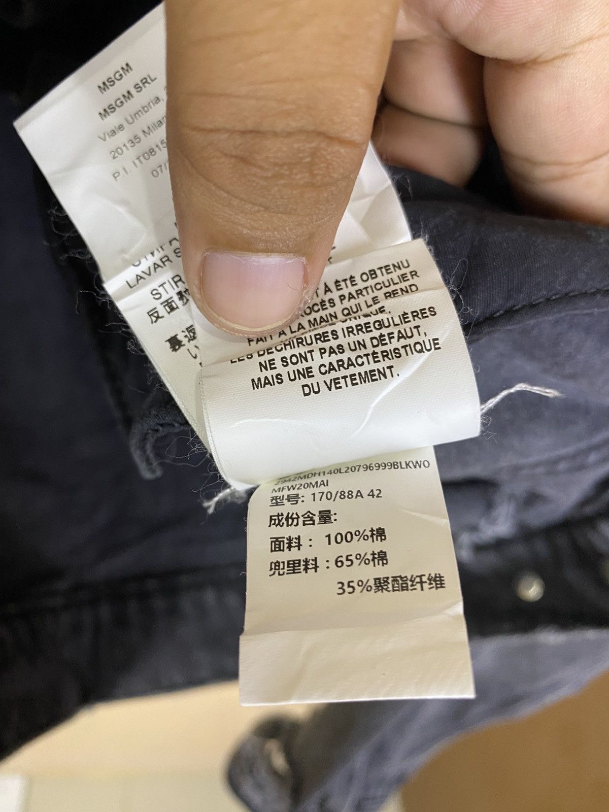 MSGM MSGM italy - Crushed/Destroyed Denim jacket Size M / US 6-8 / IT 42-44 - 14 Thumbnail