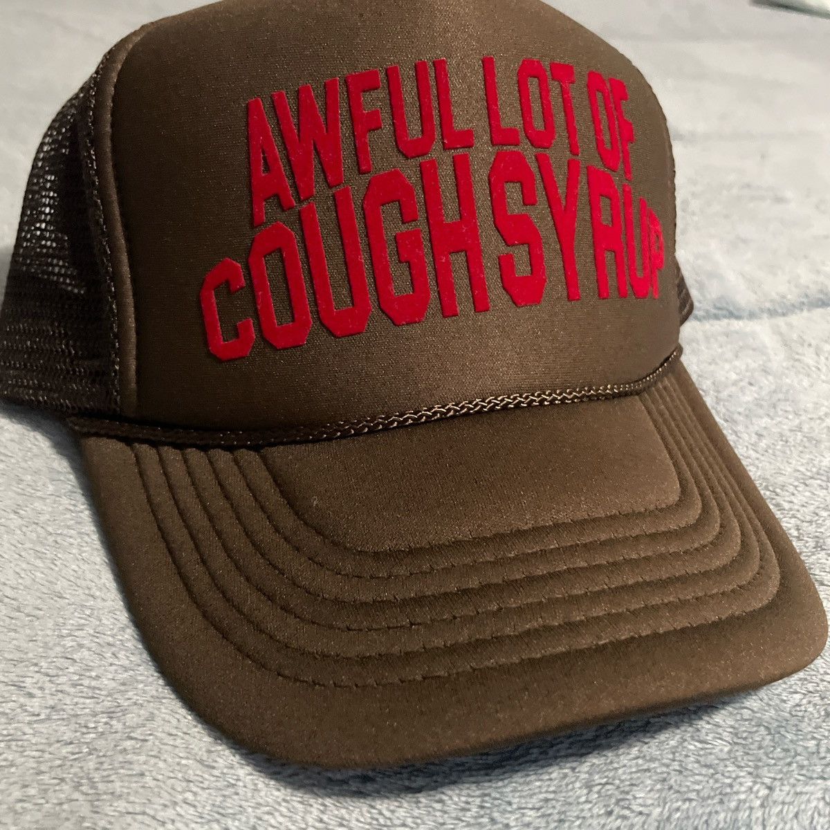 Awful Lot of Cough Syrup Awful lot of Cough Syrup Trucker Hat Size ONE SIZE - 1 Thumbnail