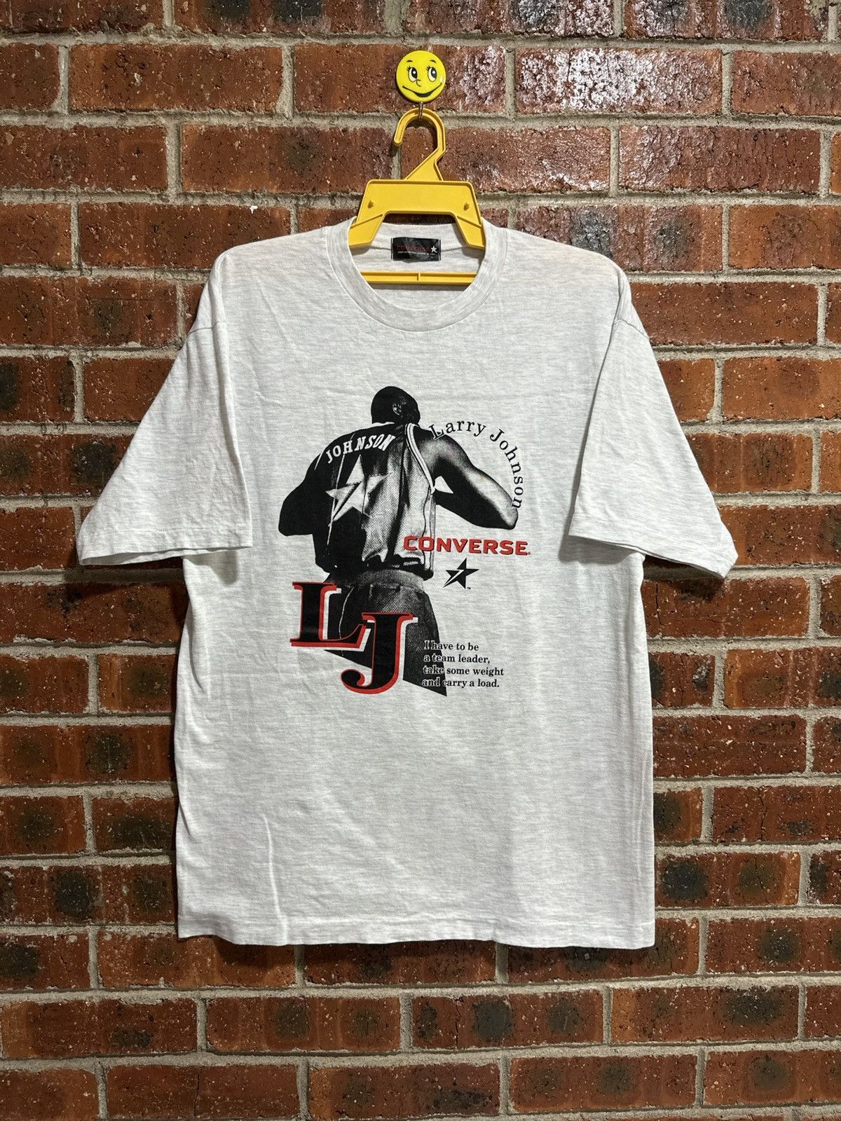 Converse × NBA × Vintage Vintage Converse Larry Johnson Faded Tee Size US L / EU 52-54 / 3 - 1 Thumbnail